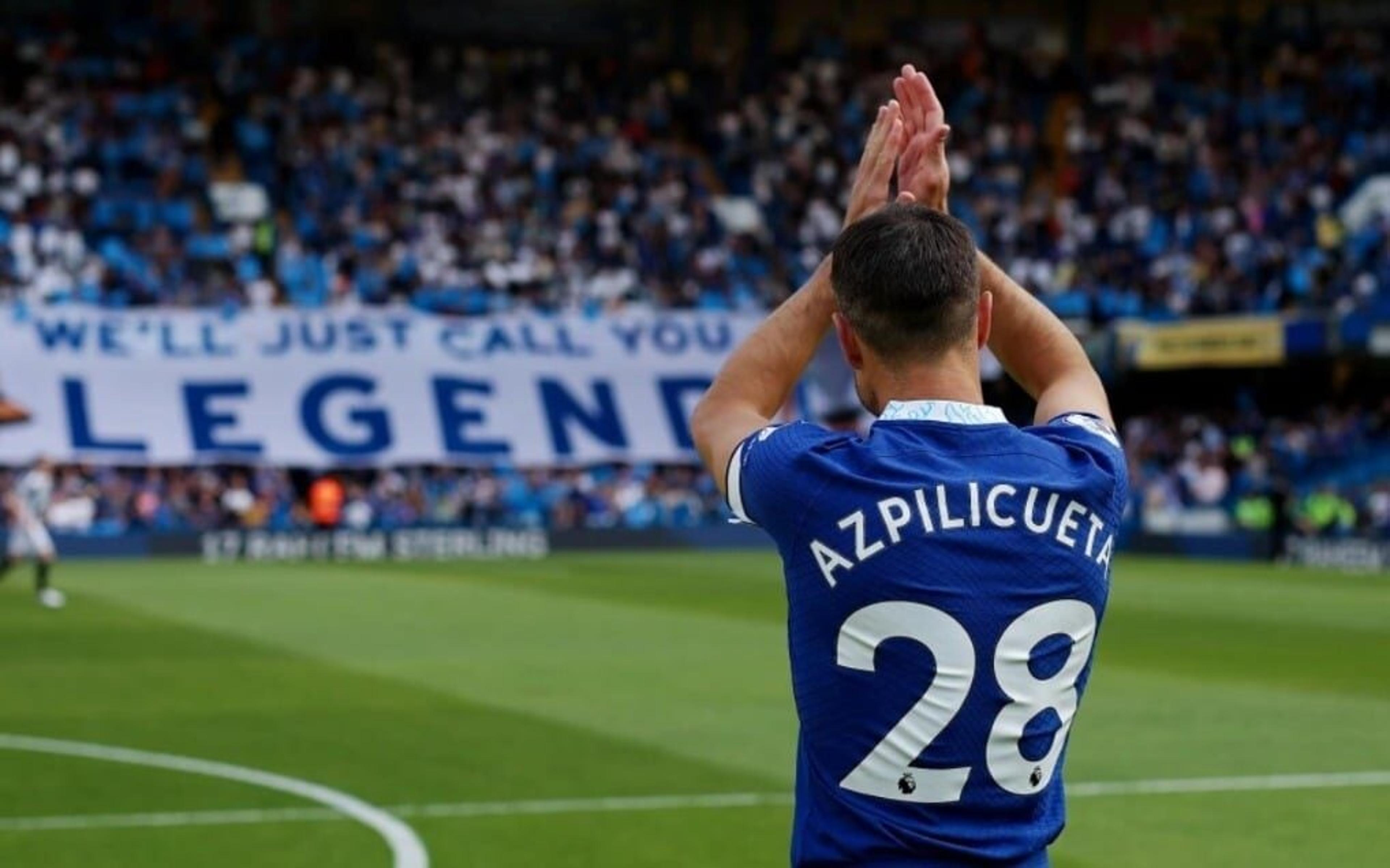 Após 11 anos, Azpilicueta se despede do Chelsea em vídeo emocionante: ‘Foi incrível’