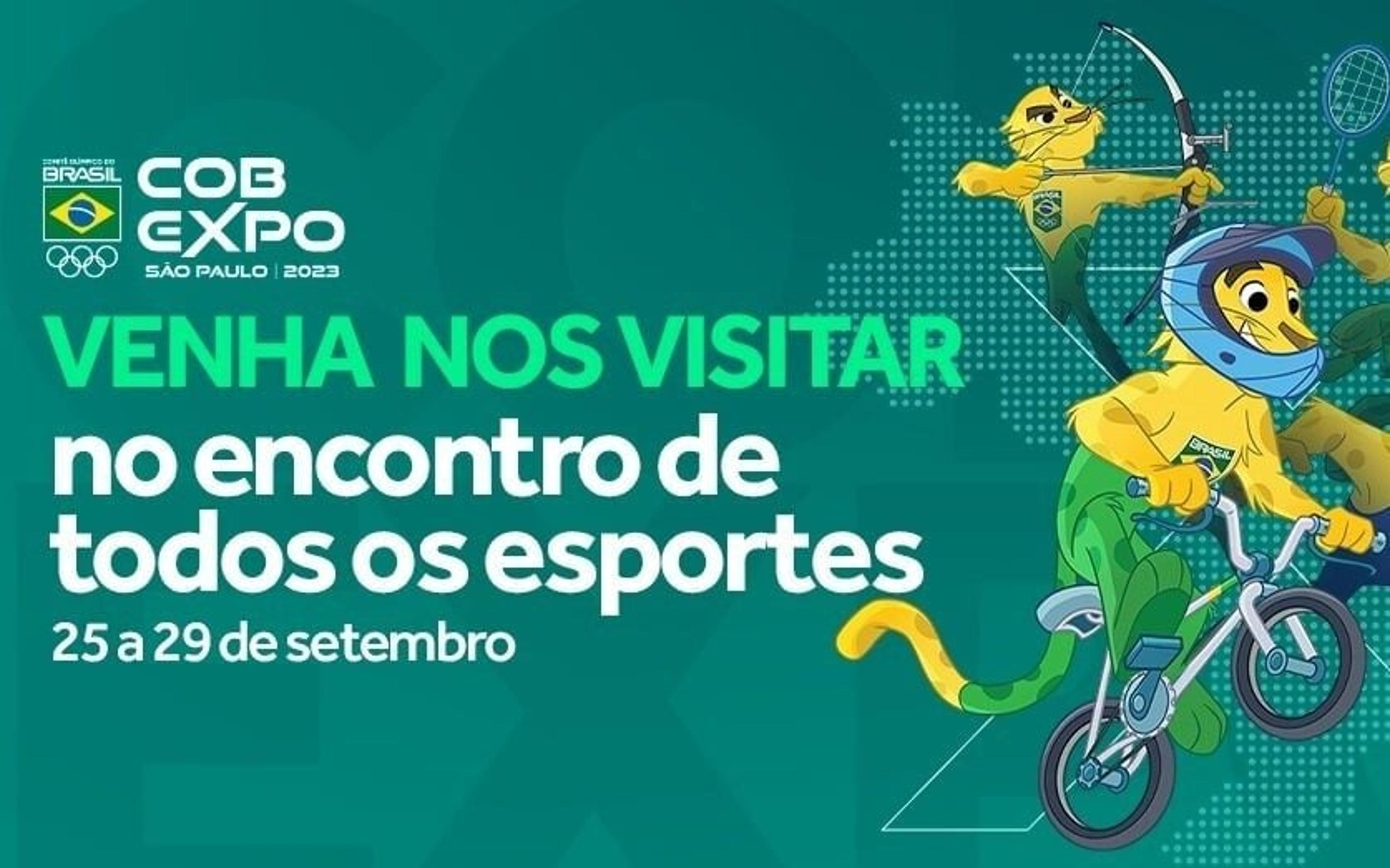 Confederações Olímpicas e Pan-Americanas estão confirmadas na COB Expo