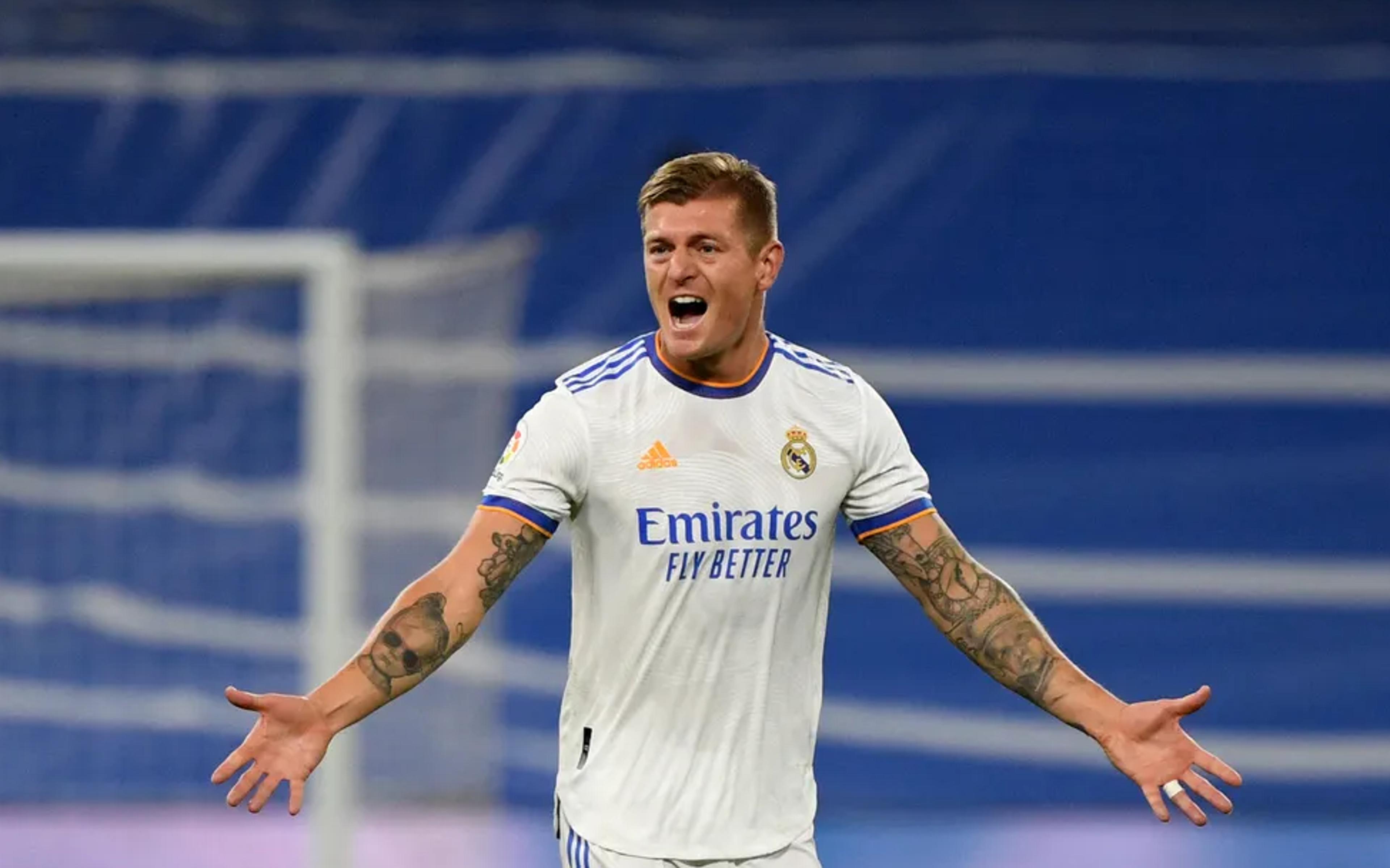 Kroos destaca viradas no placar e espírito do Real Madrid: ‘Aqui ninguém desiste’