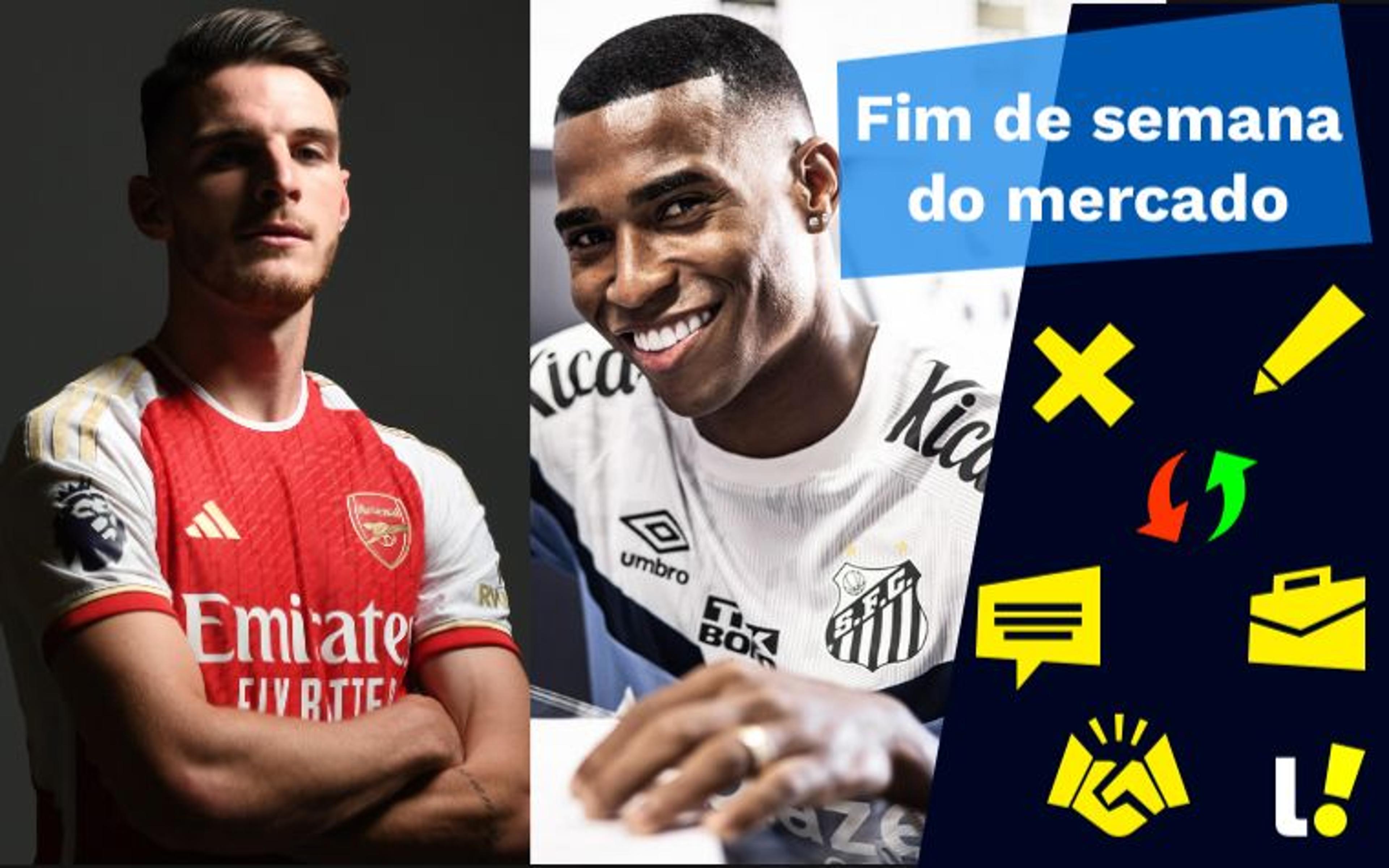 Santos anuncia mais um reforço, Arsenal contrata inglês mais caro da história… O Fim de Semana do Mercado!