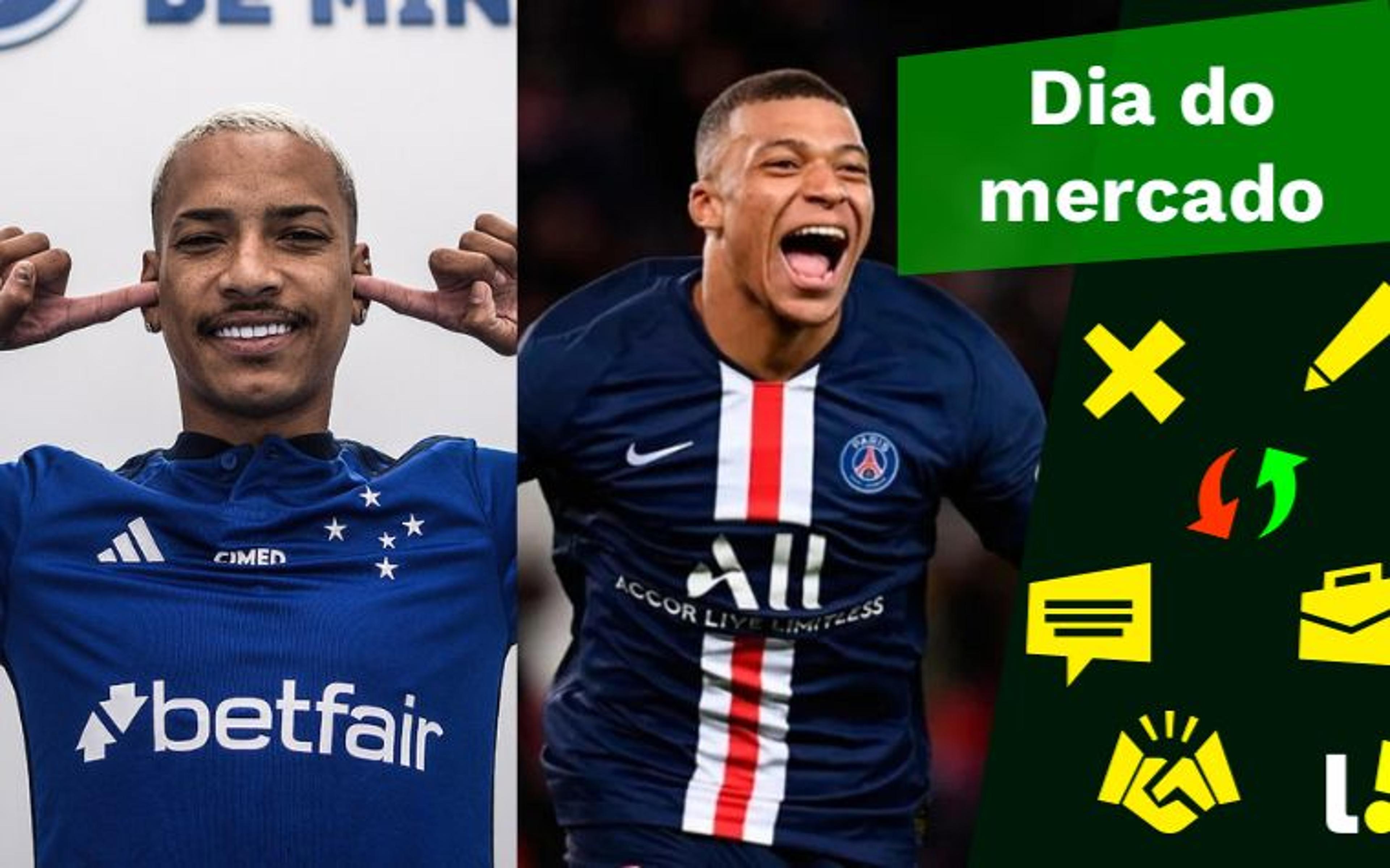 Cruzeiro tira jogador de clube saudita, Mbappé recebe proposta bilionária… O Dia do Mercado!