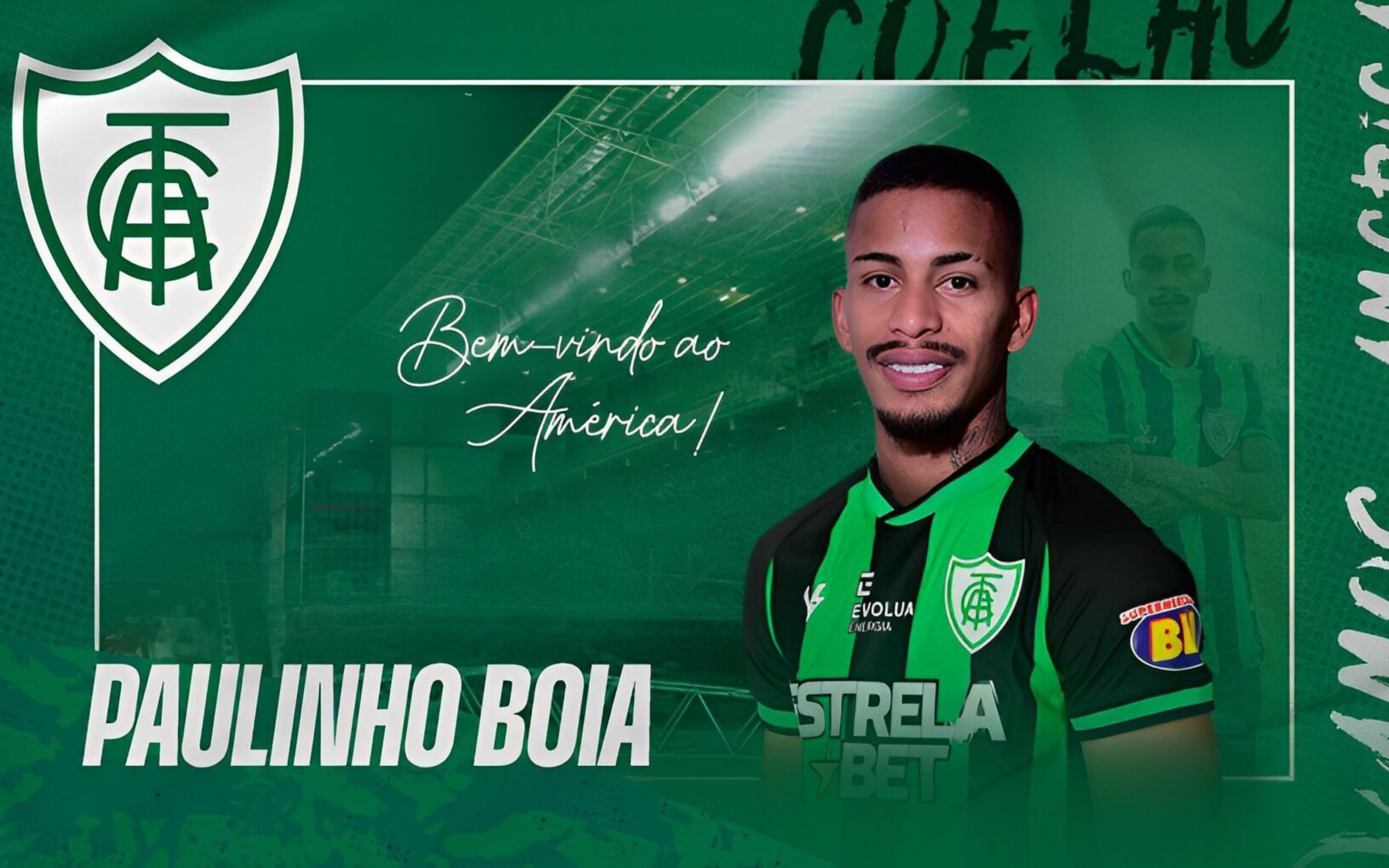 América-MG oficializa retorno do atacante Paulinho Bóia