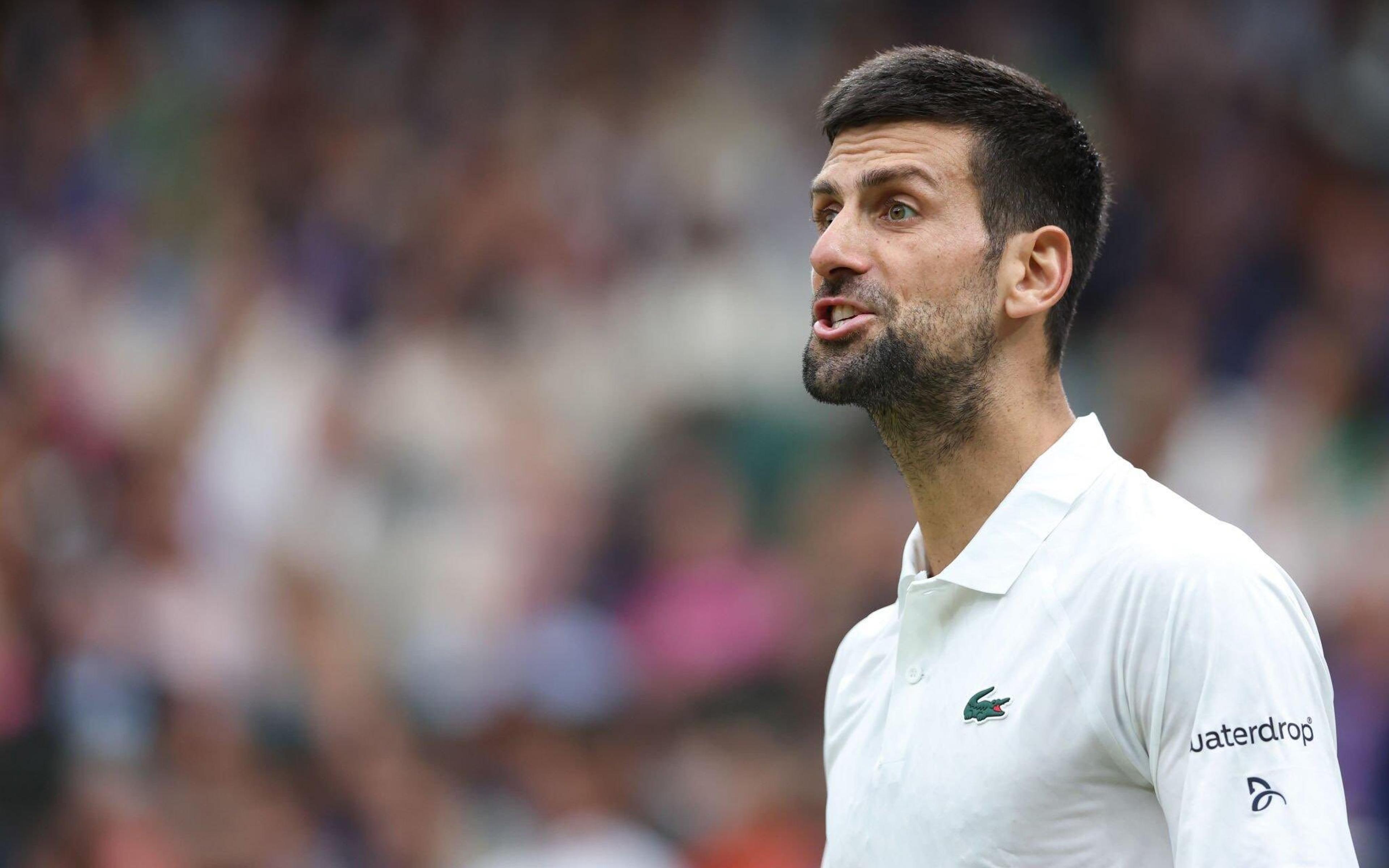 Djokovic aceita punição, mas diz ter ficado nervoso com hindrance em Wimbledon