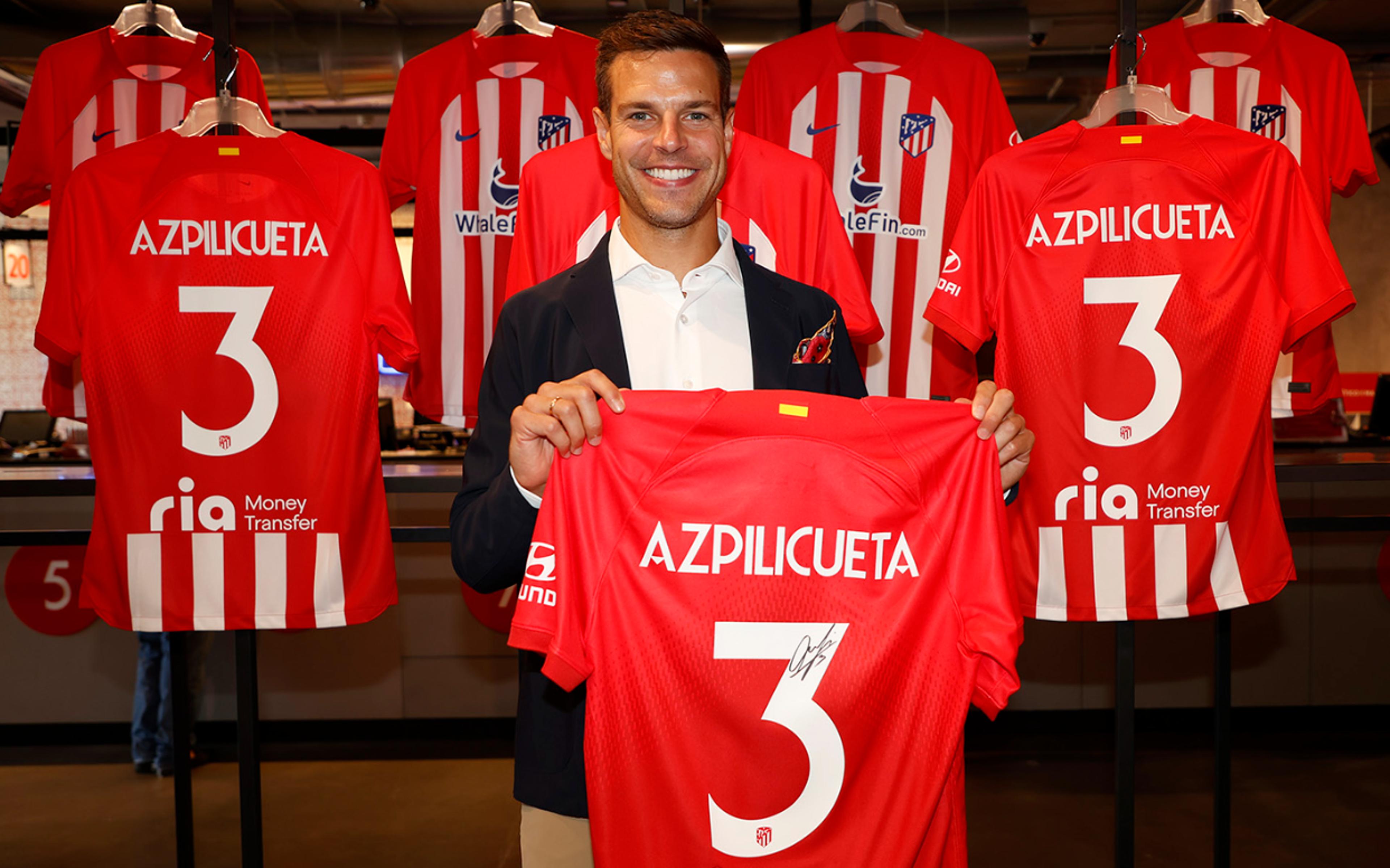 Após 11 anos no Chelsea, Azpilicueta retorna à Espanha e se apresenta ao Atlético de Madrid: ‘Estou muito feliz’