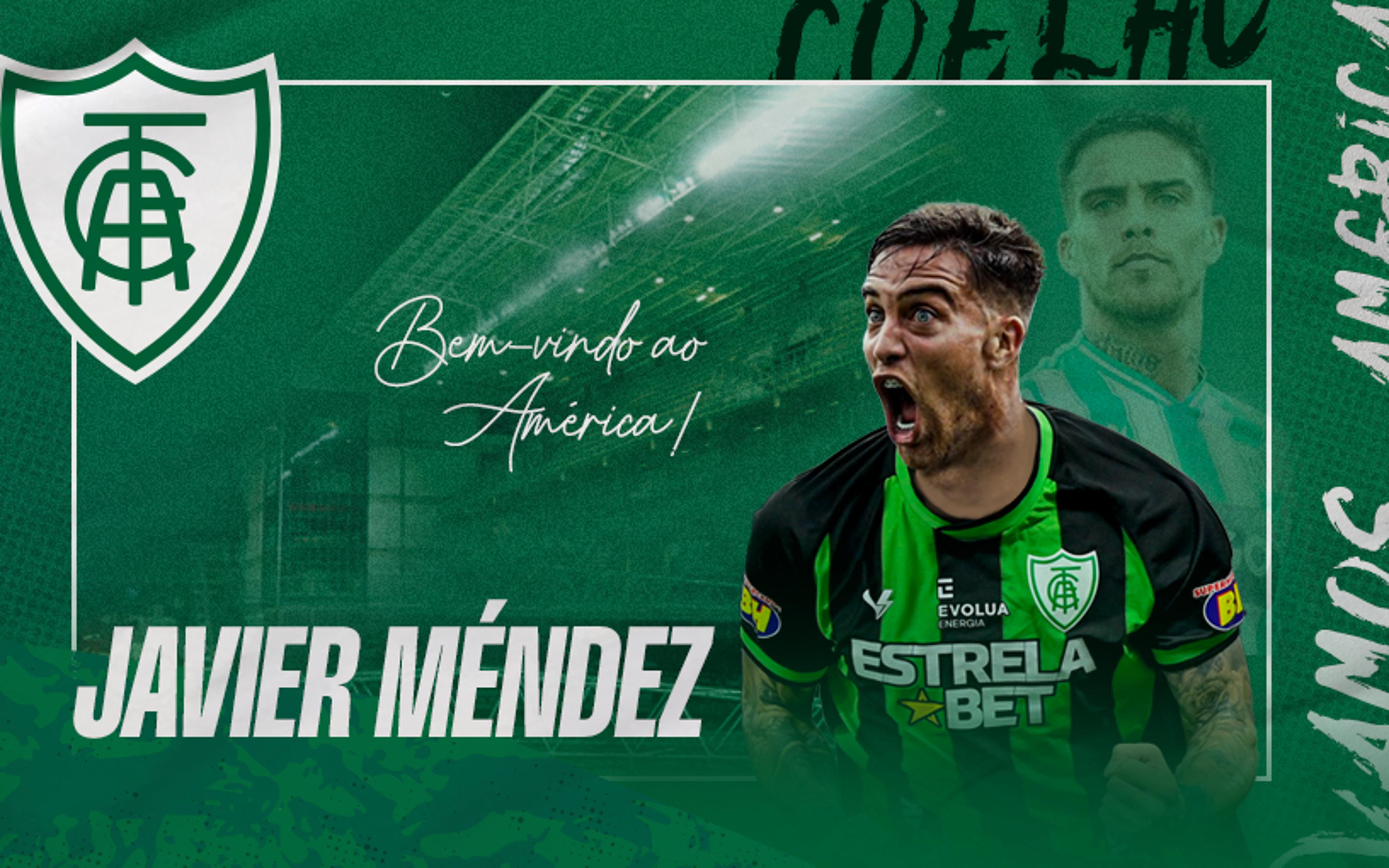 América-MG anuncia a contratação do uruguaio Javier Méndez