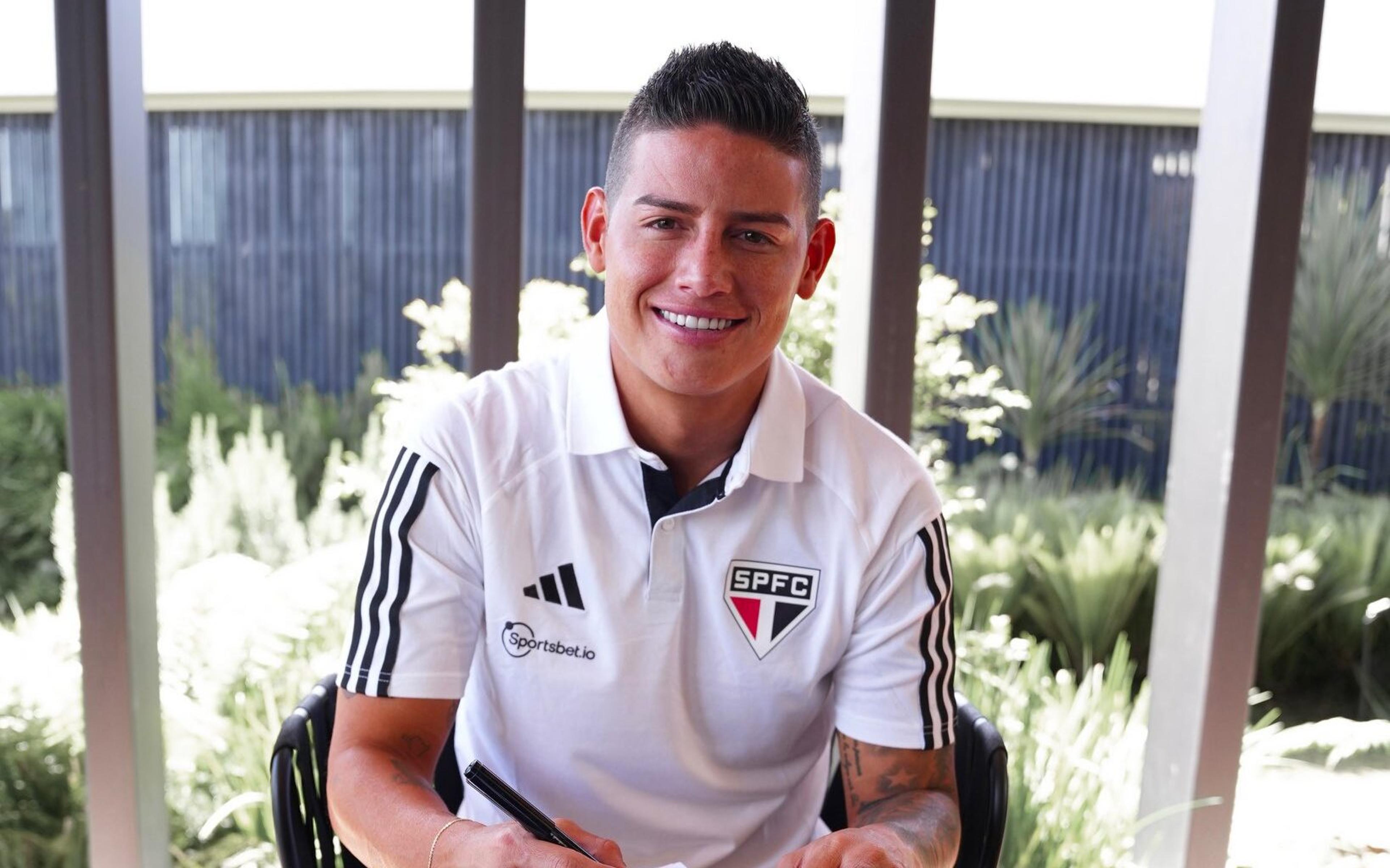 !Ele chegou! São Paulo anuncia a contratação de James Rodríguez