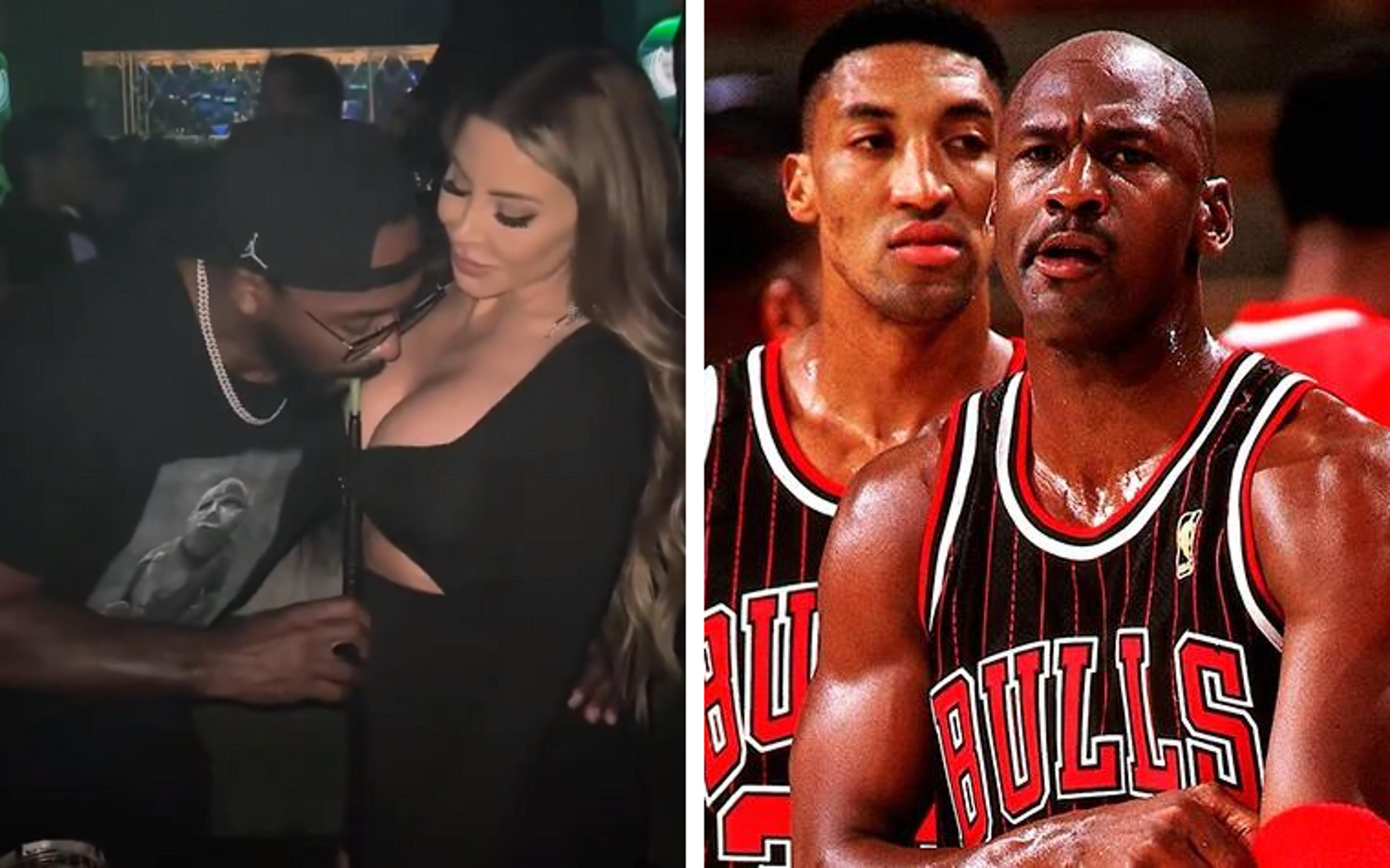 Filho de Michael Jordan contraria o pai e reforça relacionamento com ex de Pippen através de vídeo indiscreto; veja