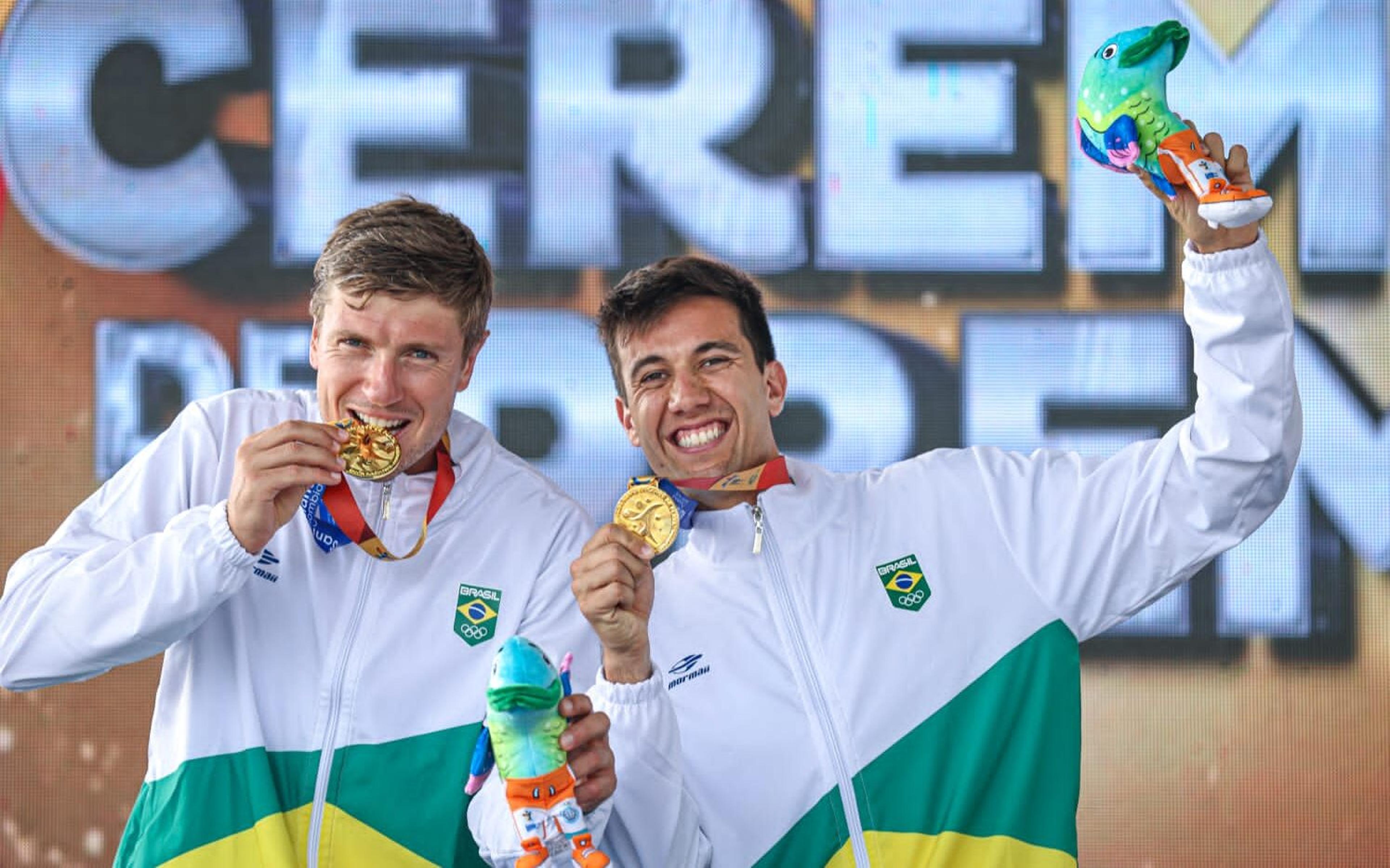 Allan Oliveira e André Baran conquistam o Ouro na Dupla Masculina nos Jogos Sul-Americanos