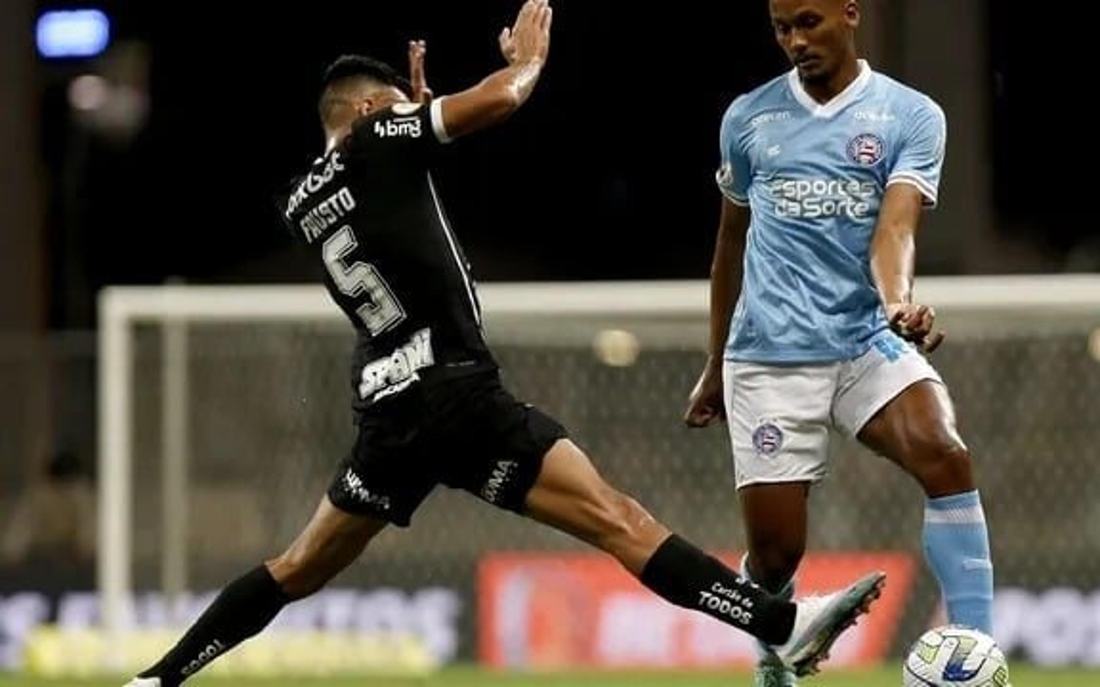 Em jogo sonolento, VAR salva a arbitragem, e duelo entre Bahia e Corinthians termina empatado em Salvador; veja o resultado