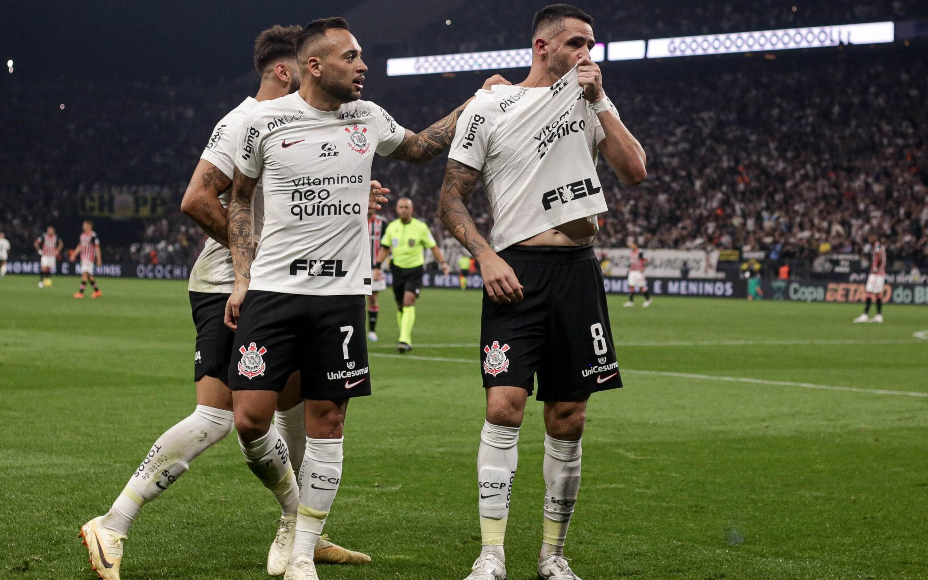 VÍDEO: os gols do Corinthians na vitória sobre o São Paulo pela Copa do Brasil