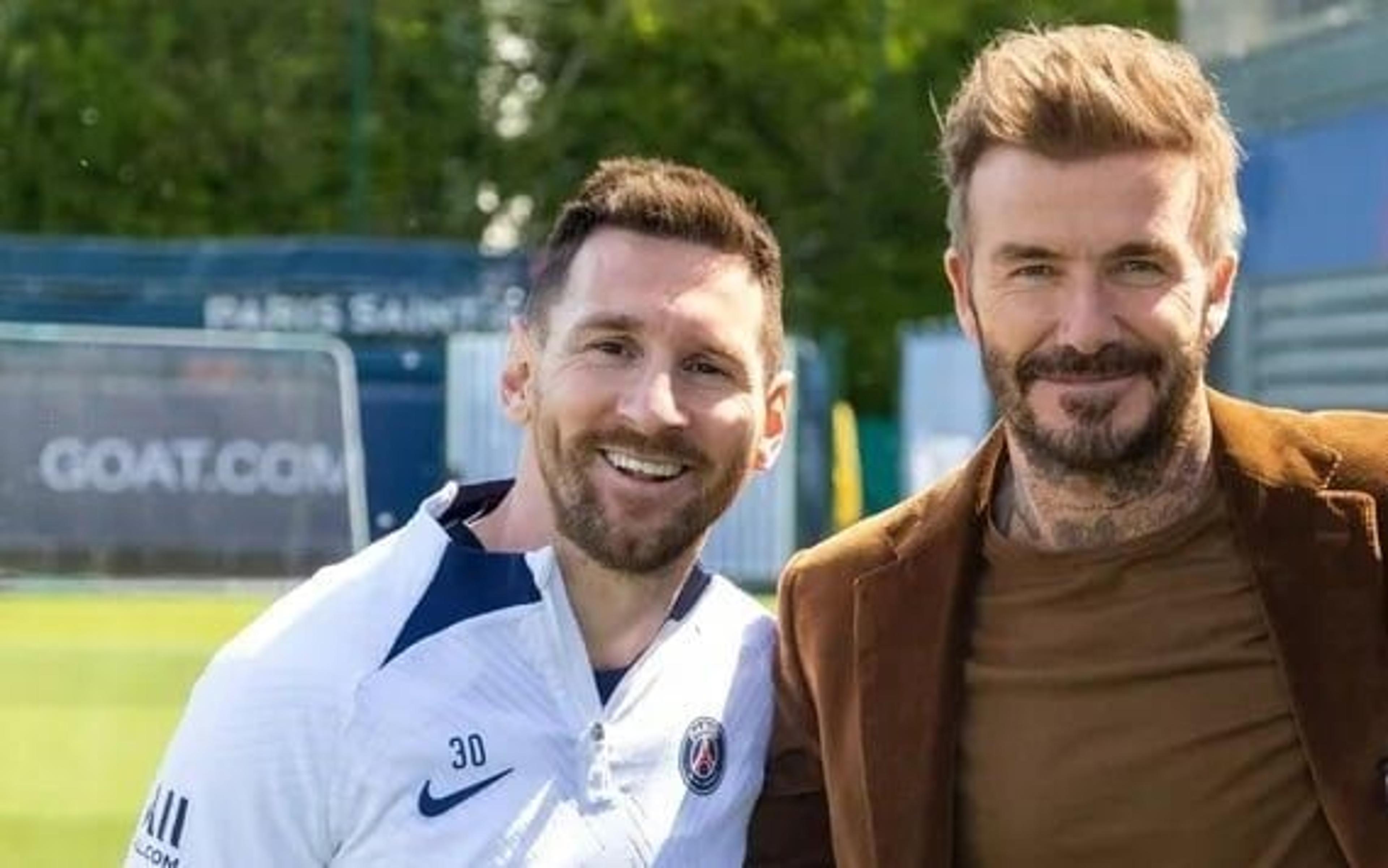 Beckham revela ‘enxurrada’ de mensagens após contratação de Messi