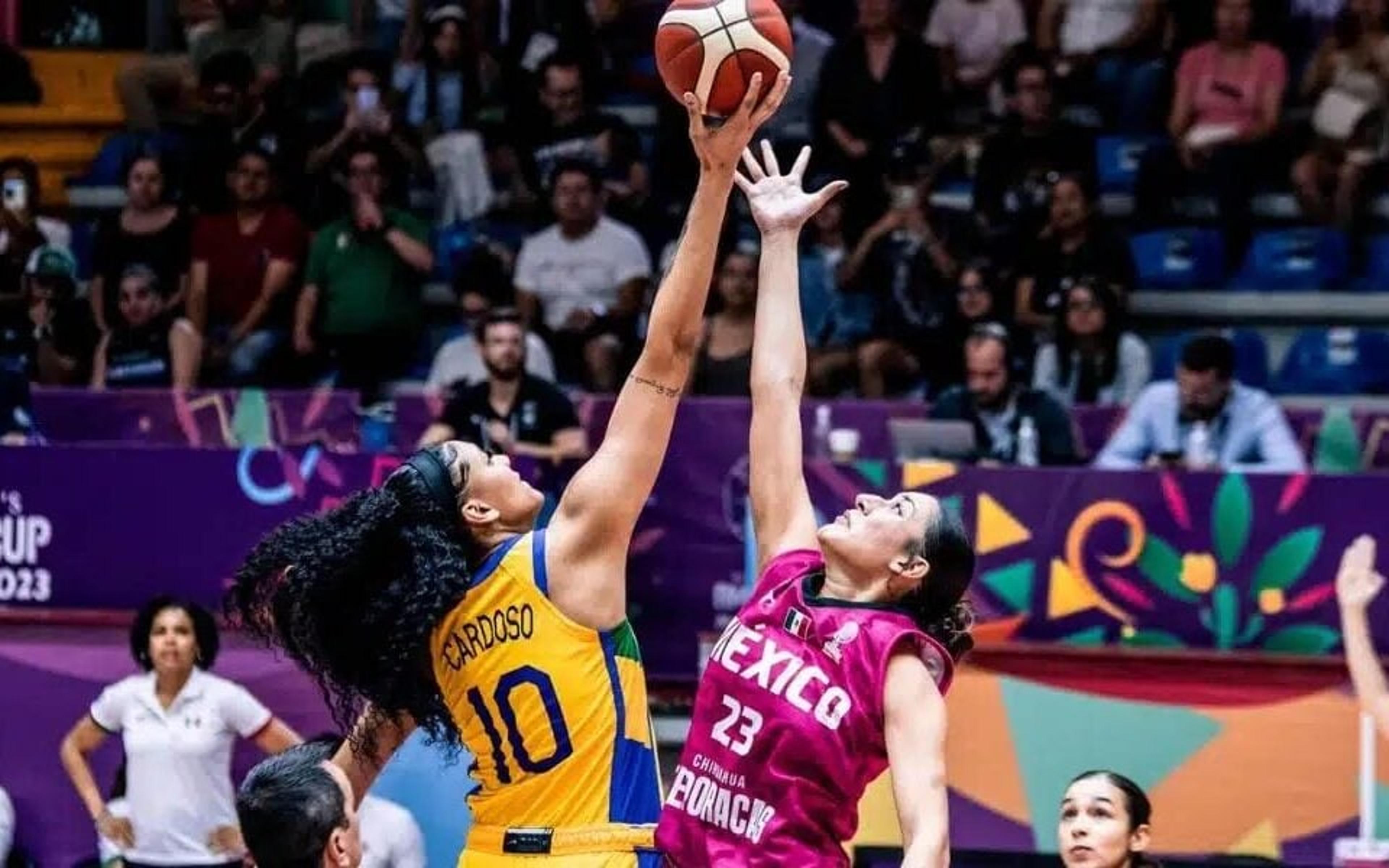 Com grande atuação no segundo tempo, Brasil vence México e vai à semifinal da Americup Feminina