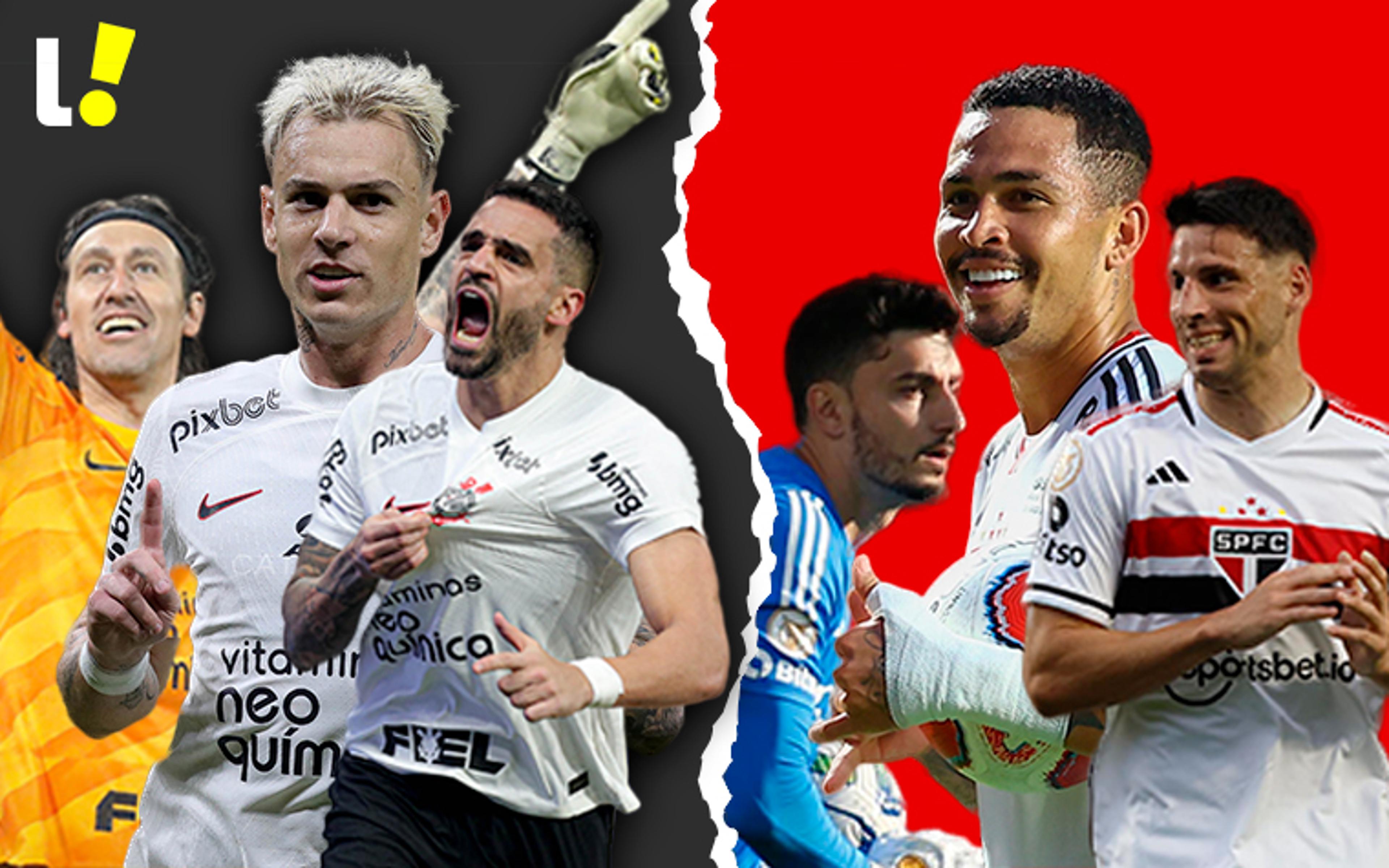 Quem é melhor: Corinthians x São Paulo? Veja votação jogador por jogador feita pela equipe do Lance!