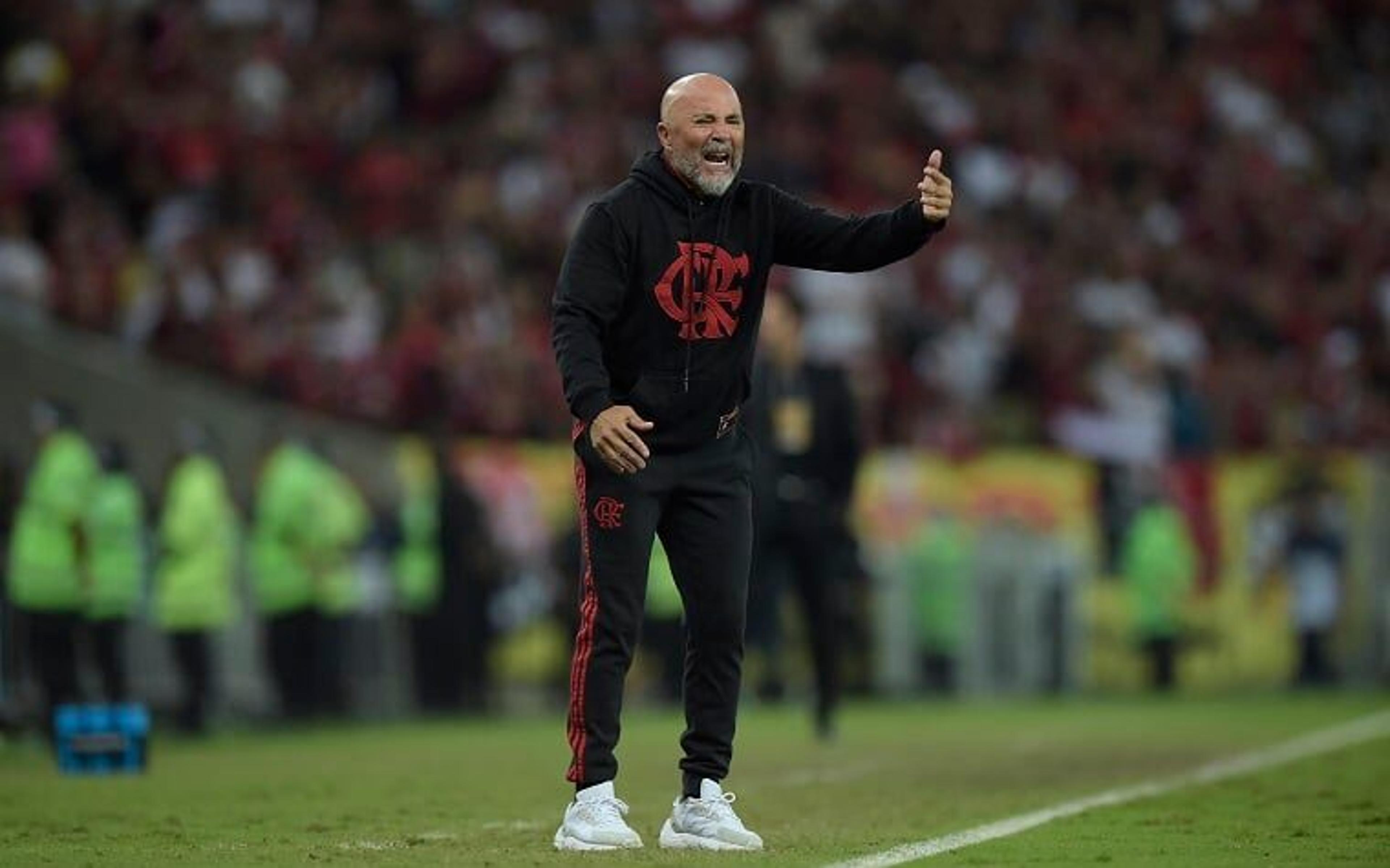 Sampaoli vê melhor jogo do Flamengo sob seu comando e prega cautela para duelo da volta