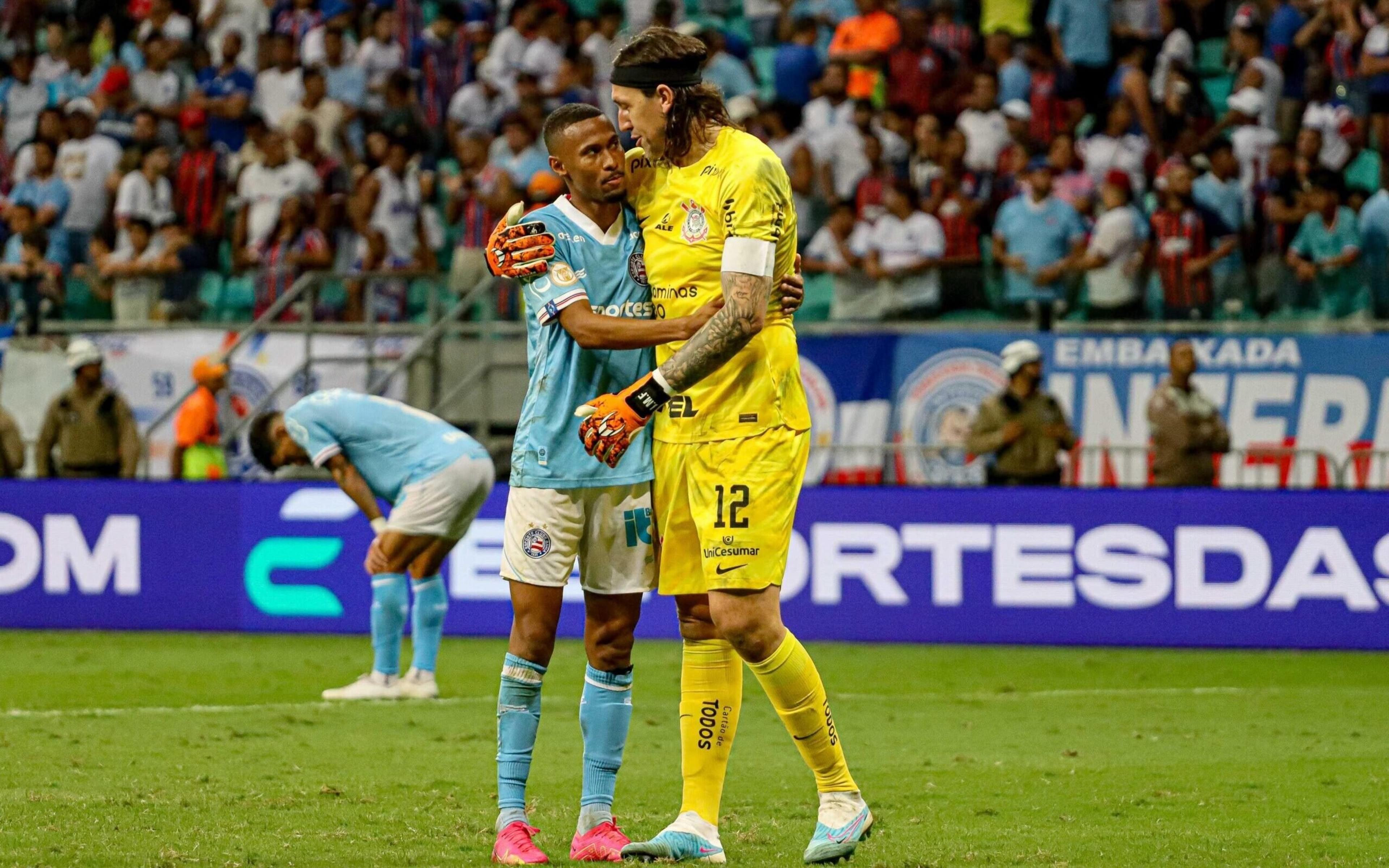 Capitão do Corinthians vê empate com o Bahia de forma positiva e negativa, ao mesmo tempo