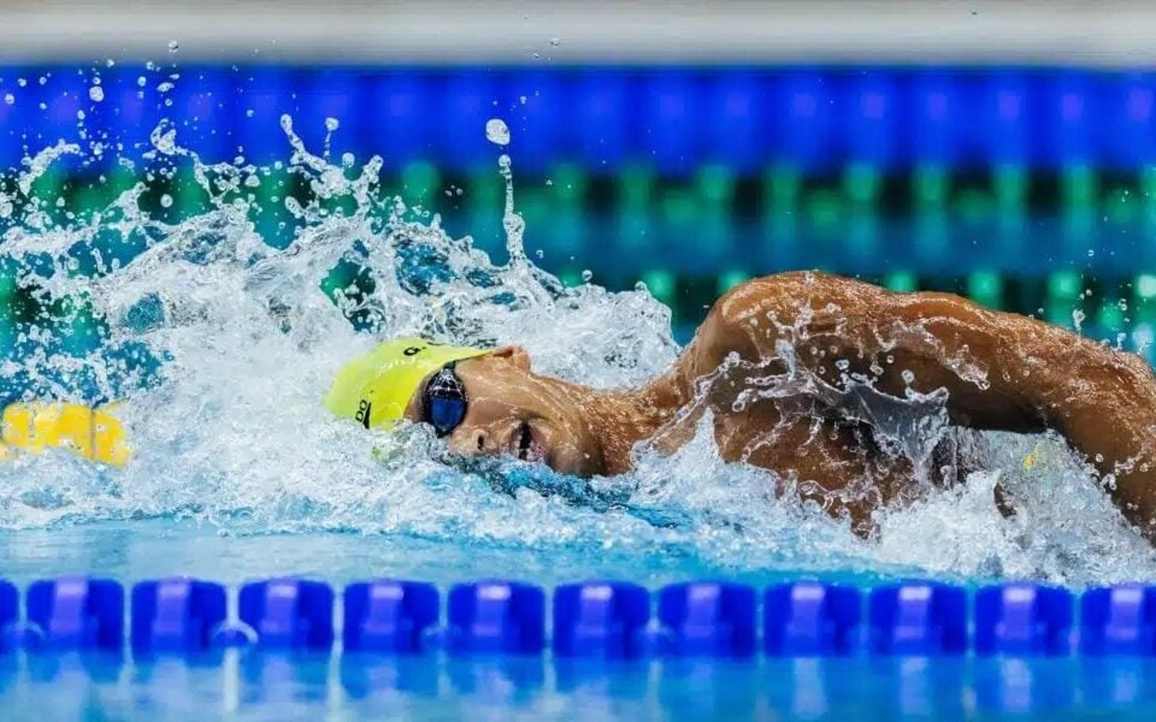 Revezamento masculino conquista a oitava colocação e garante a segunda melhor marca do Brasil no Mundial de Esportes Aquáticos