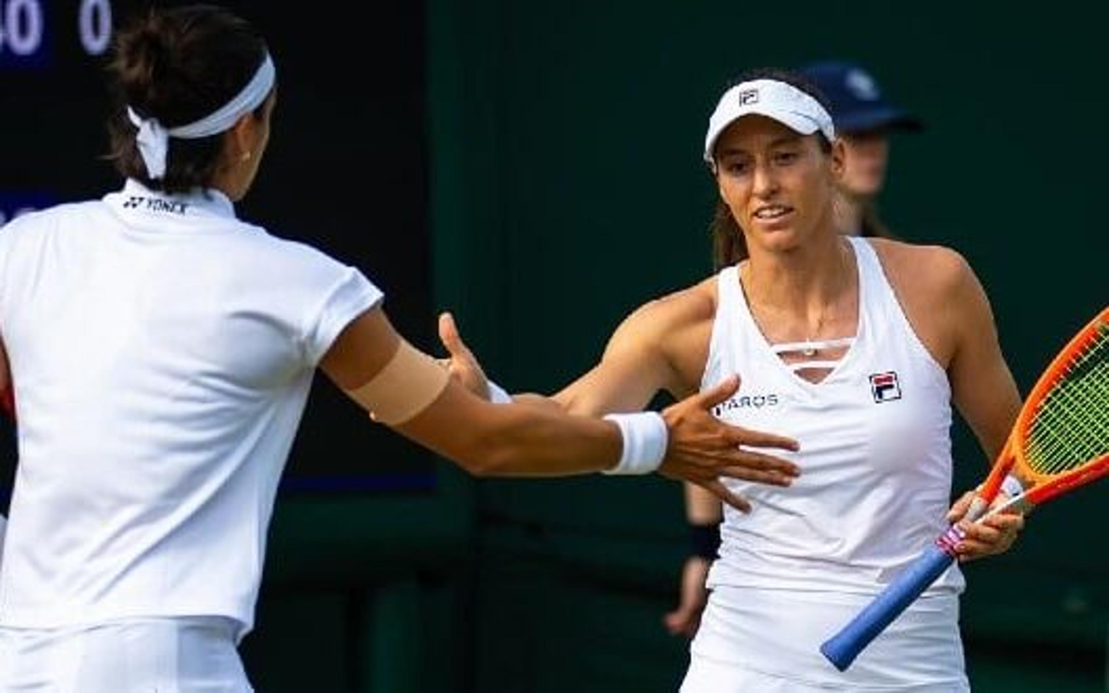 Luisa Stefani e Garcia são superadas nas quartas de Wimbledon