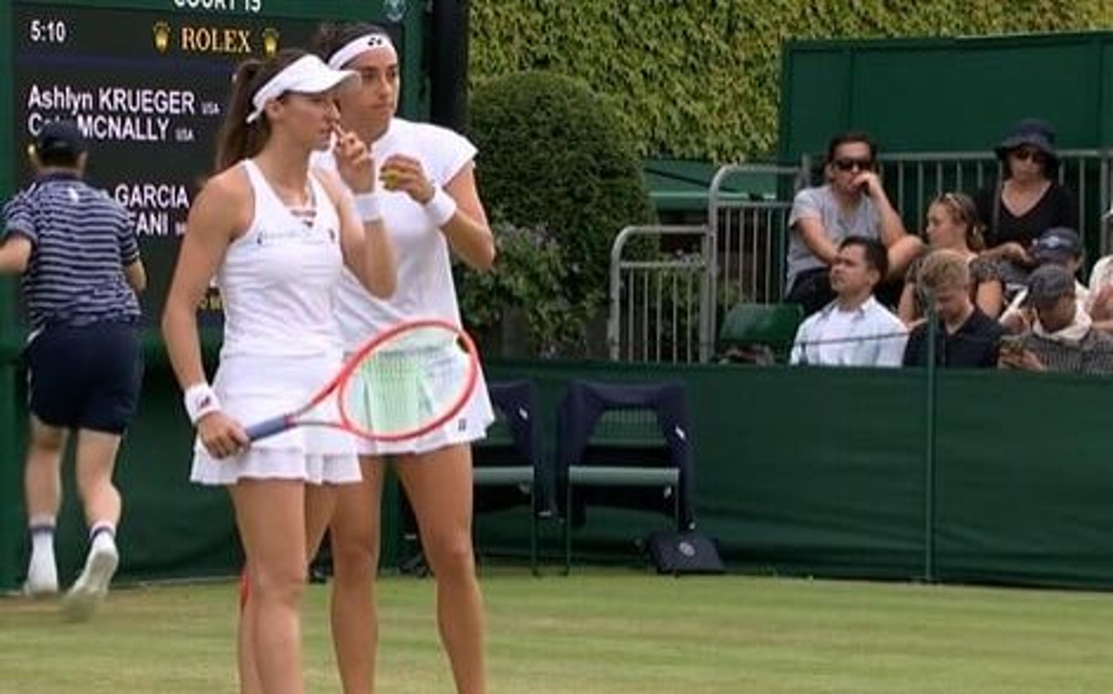 Luisa Stefani e Garcia estreiam com vitória em Wimbledon