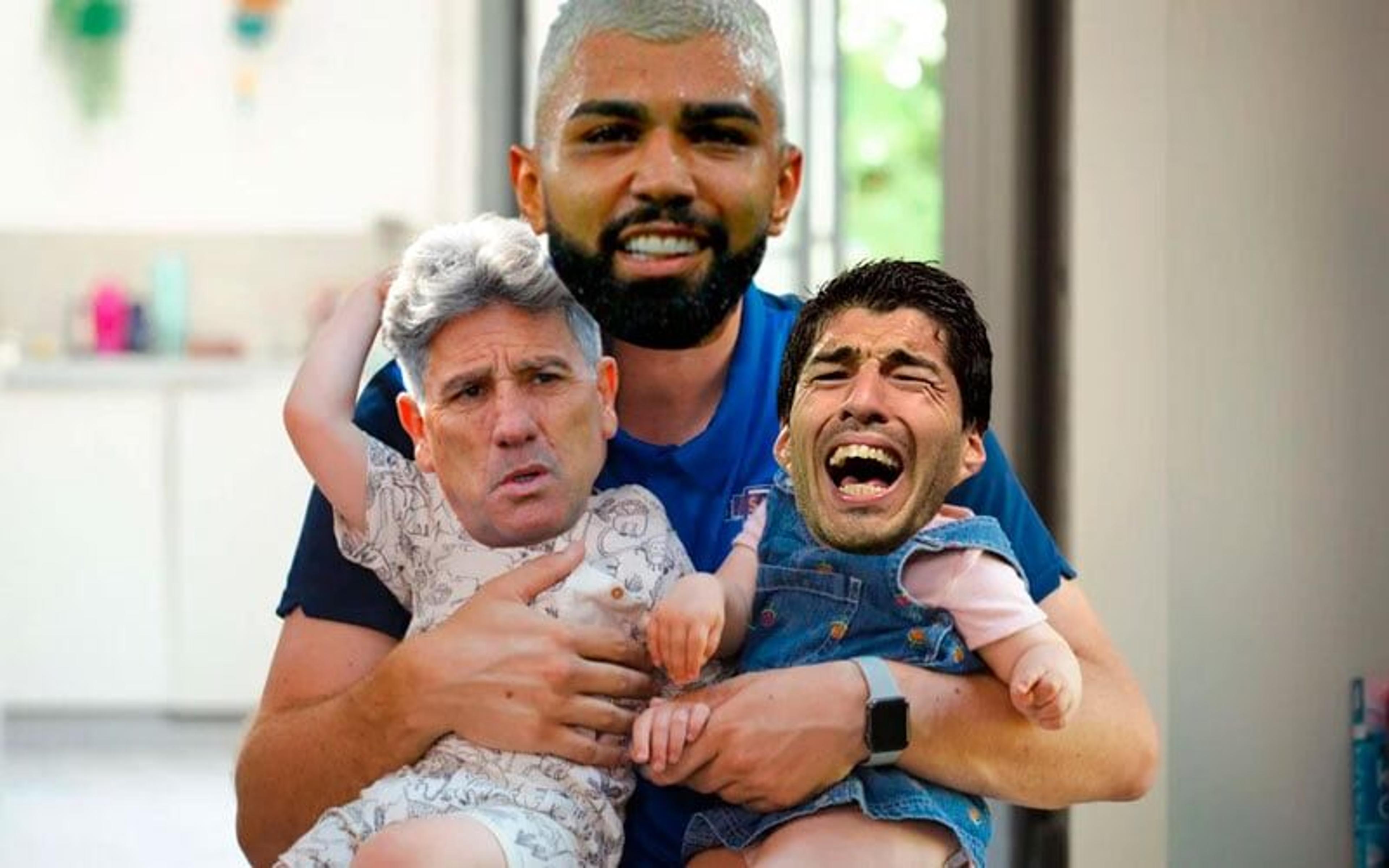 Web não perdoa Suárez e Renato Gaúcho após derrota para o Flamengo; veja memes