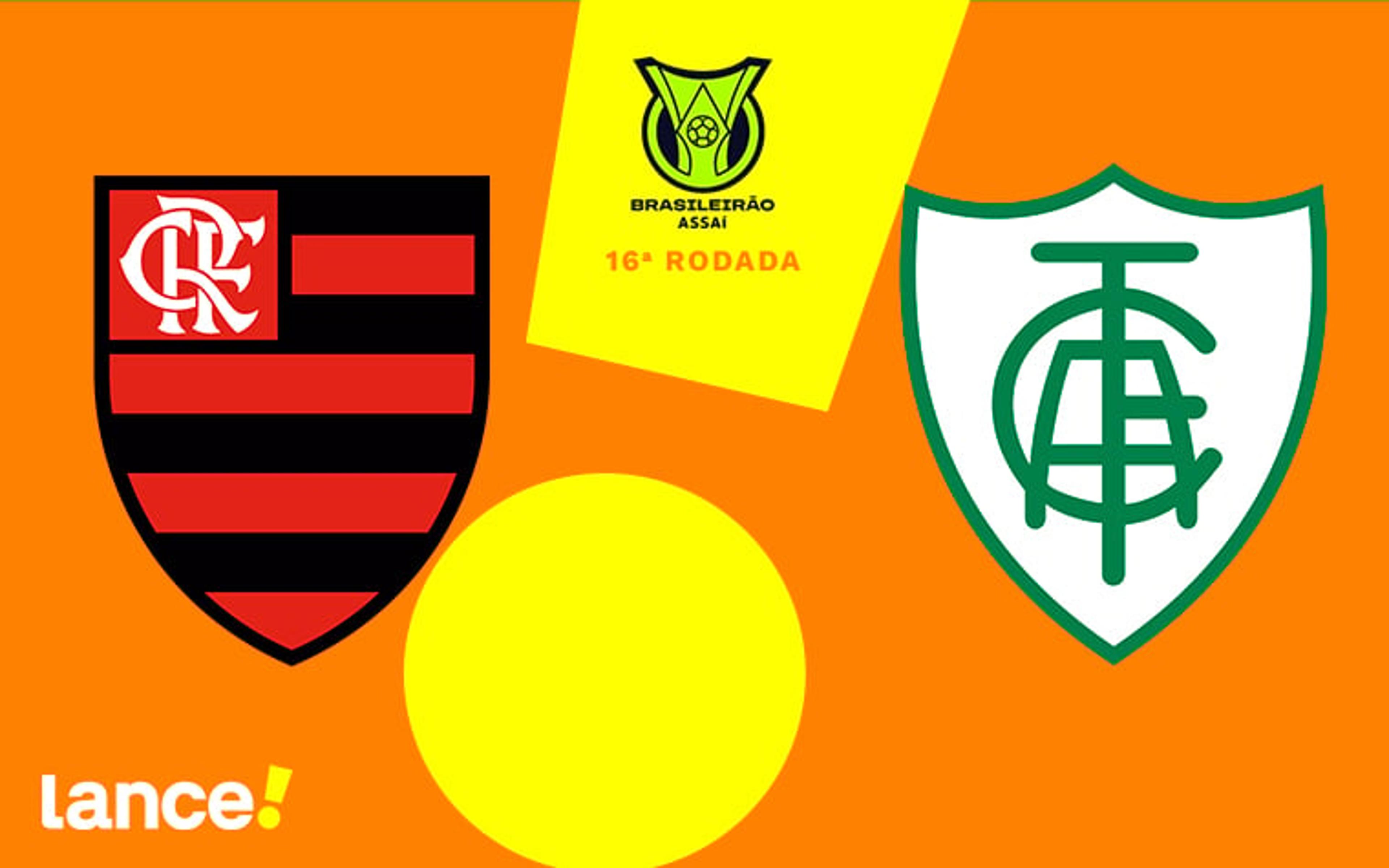 Flamengo x América-MG: onde assistir ao vivo, horário e escalações do jogo de hoje pelo Brasileirão