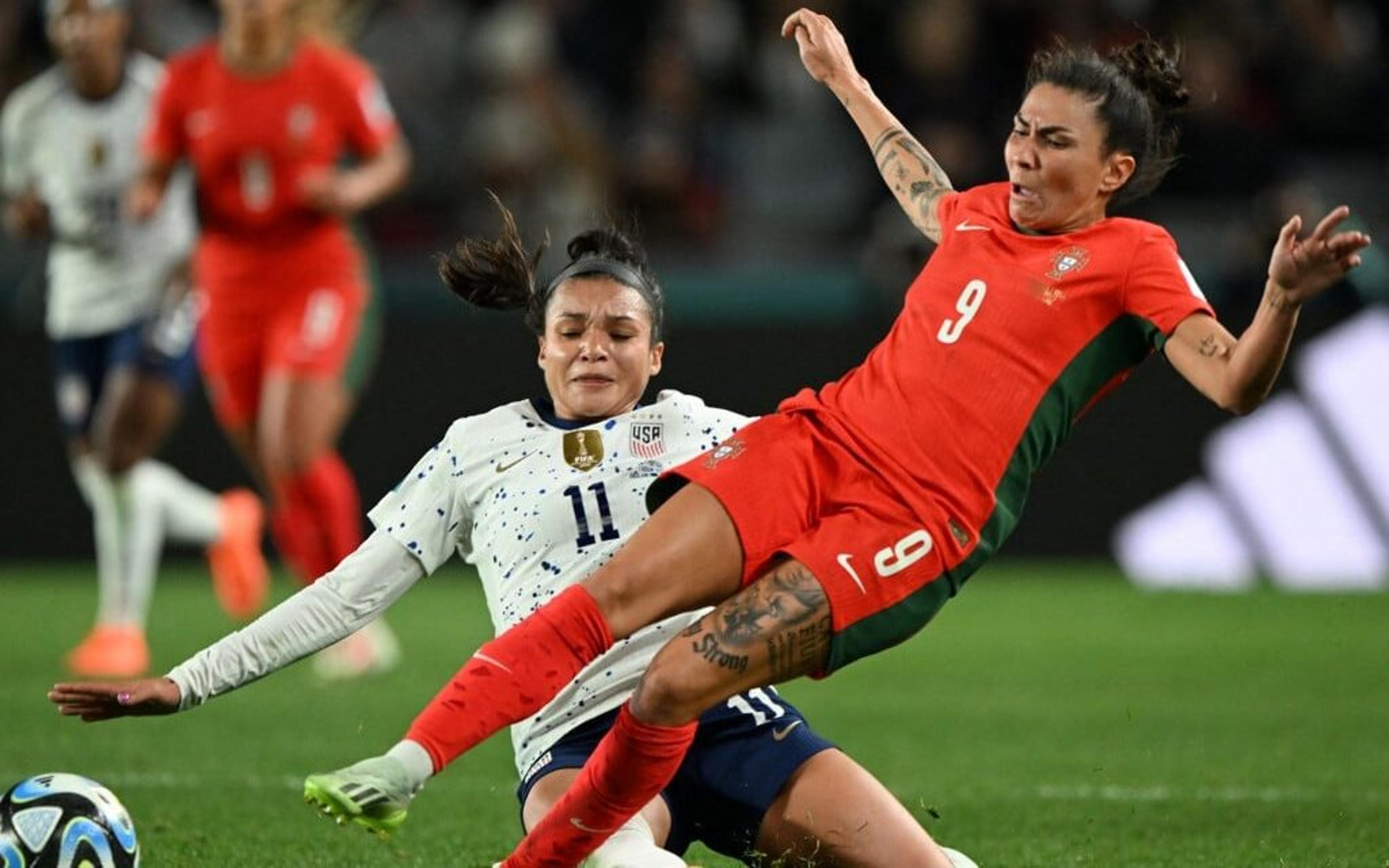 Estados Unidos sofrem, mas seguram empate com Portugal e garantem vaga nas oitavas da Copa do Mundo Feminina