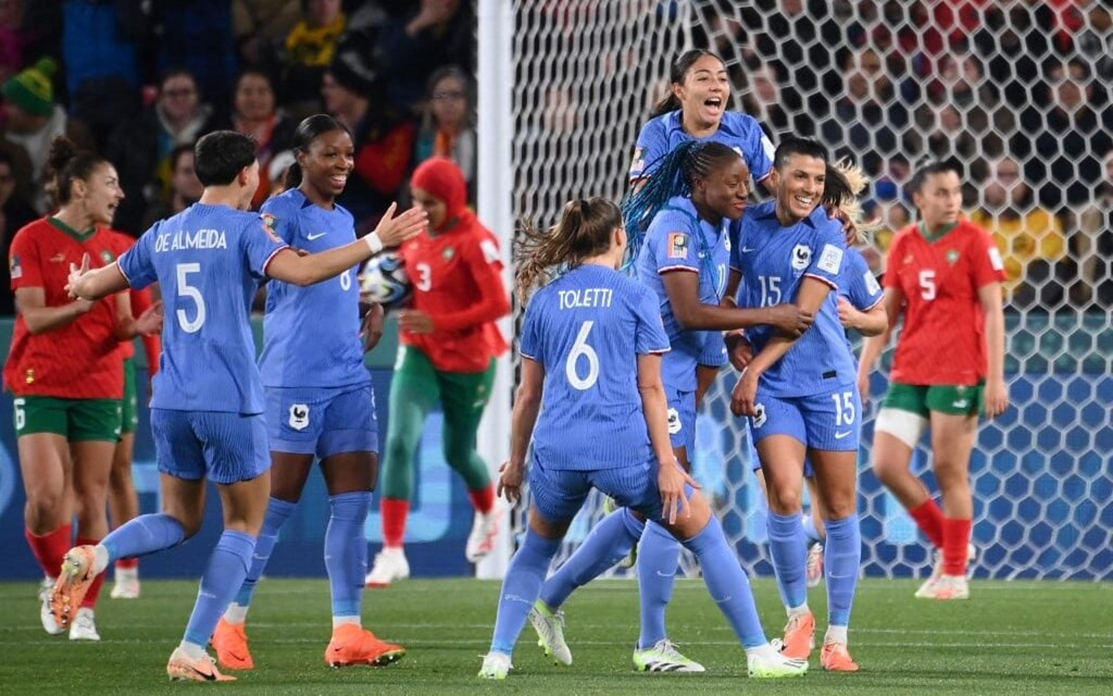 Colômbia faz história e França goleia; confira os resultados do dia das oitavas de final da Copa do Mundo Feminina