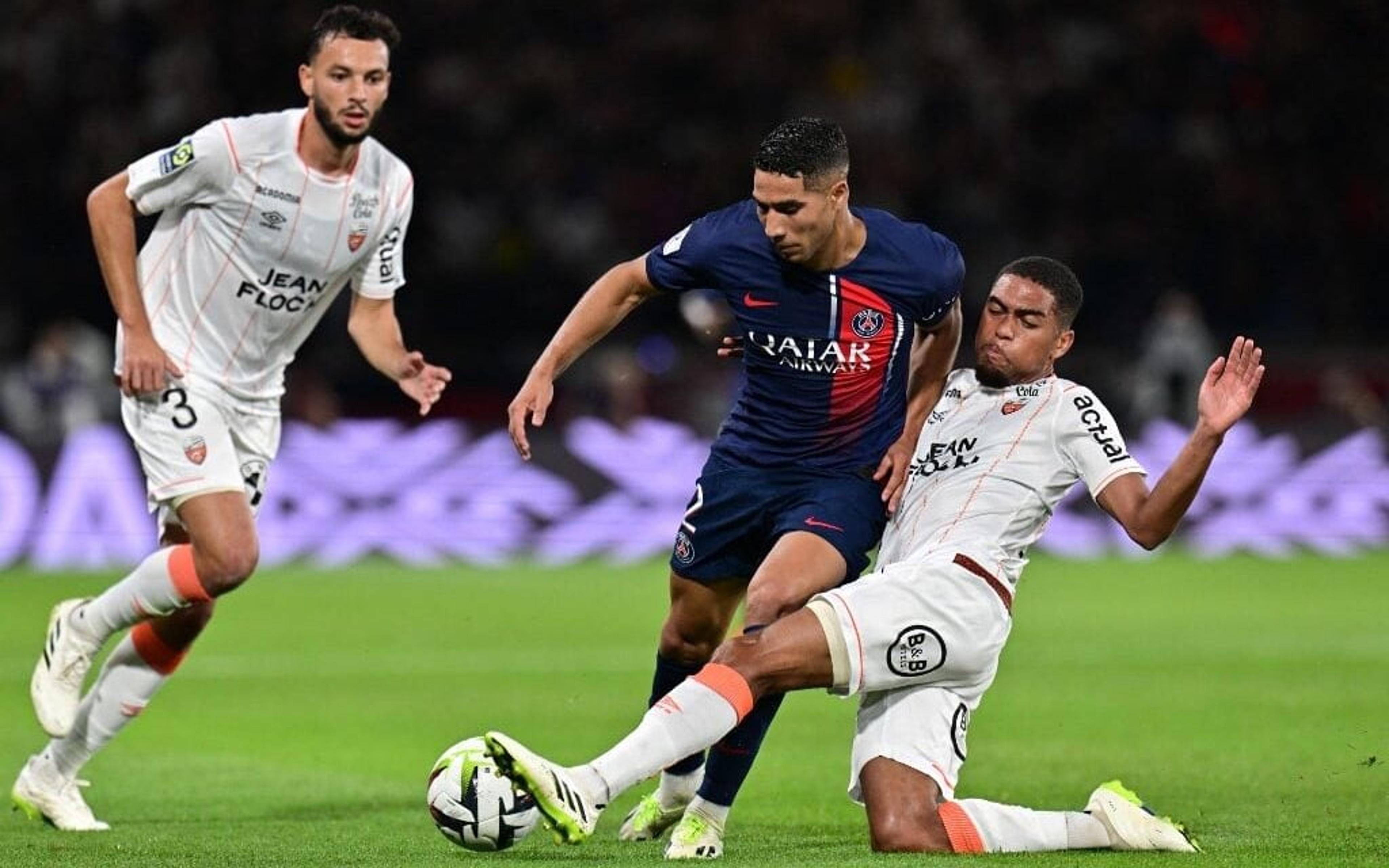 Sem Neymar e Mbappé, PSG tropeça e empata com o Lorient na primeira rodada do Campeonato Francês