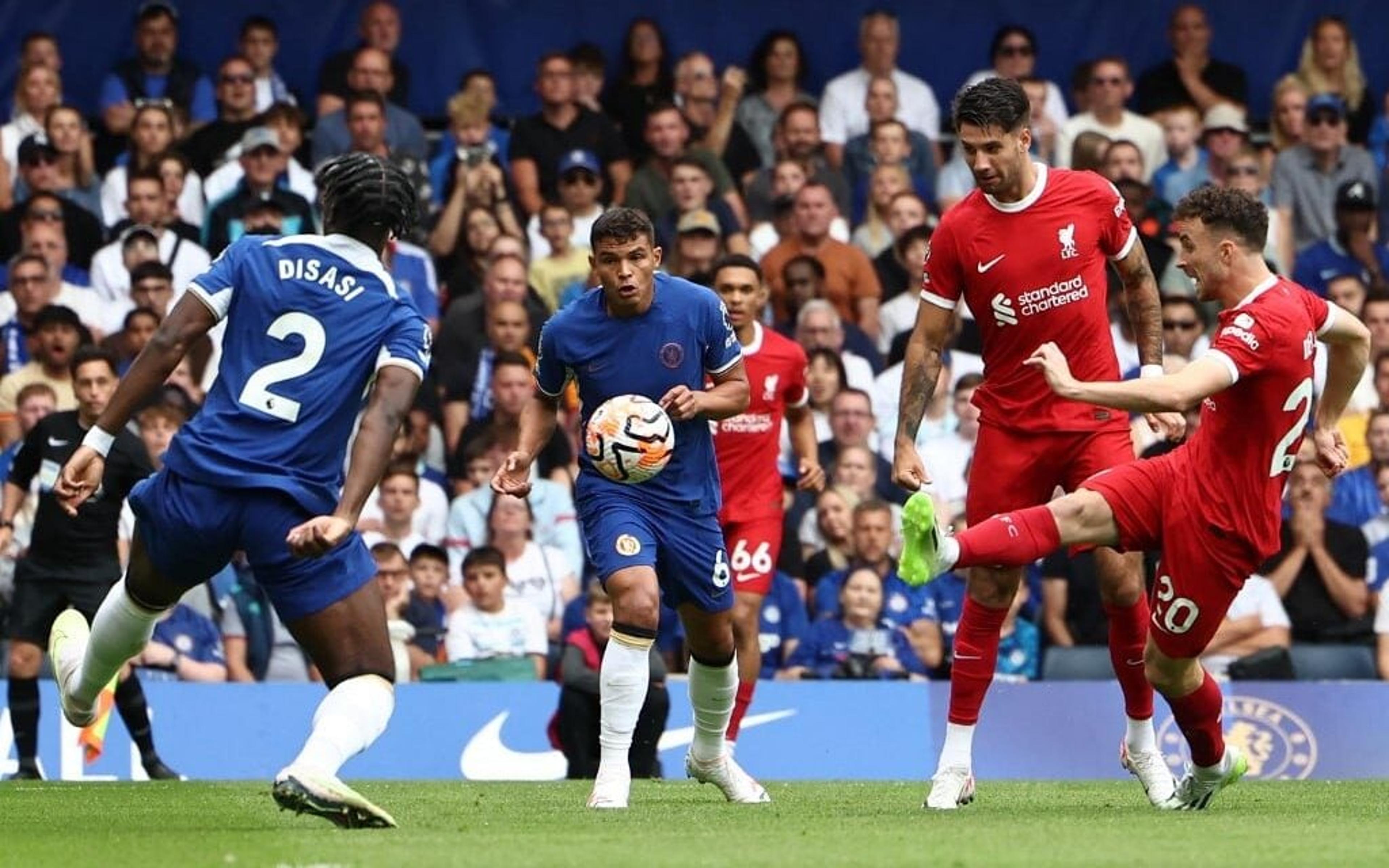 Primeiro clássico da Premier League é marcado por presença do VAR e Chelsea e Liverpool ficam só no empate