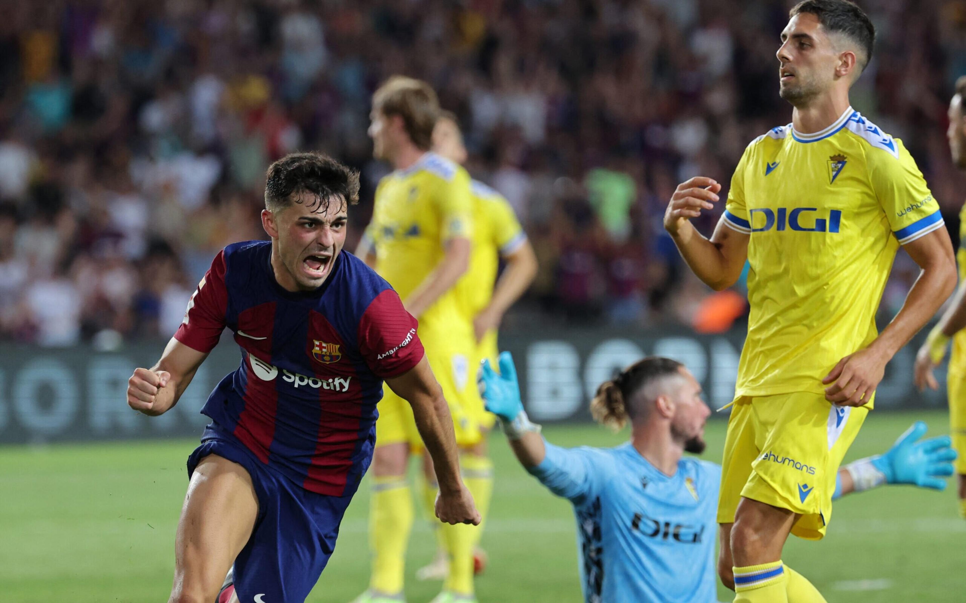 Com gols no fim, Barcelona vence Cádiz e conquista primeira vitória na atual edição de LaLiga