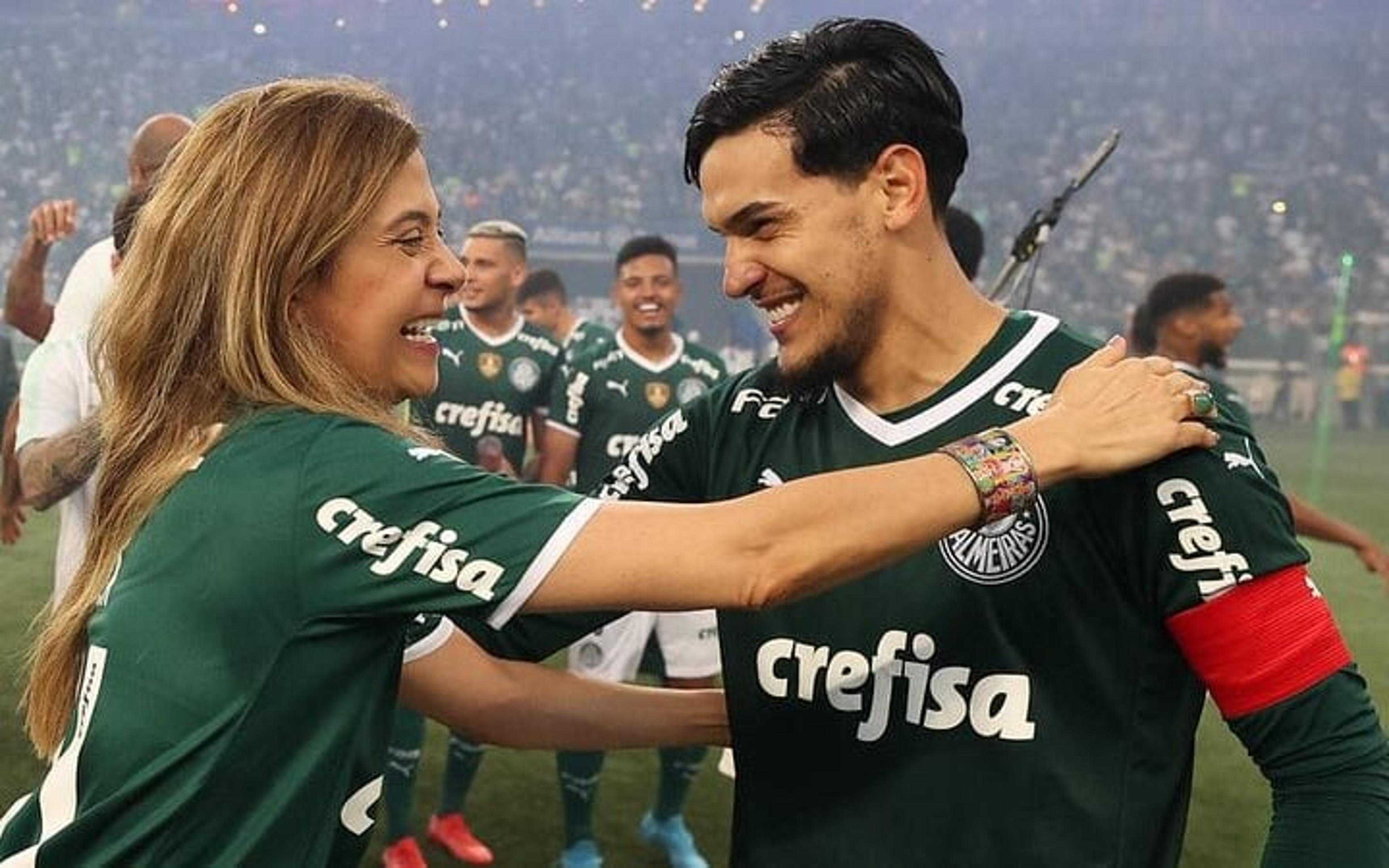 Leila Pereira volta a negar a saída de Gustavo Gómez do Palmeiras: ‘Não será vendido’