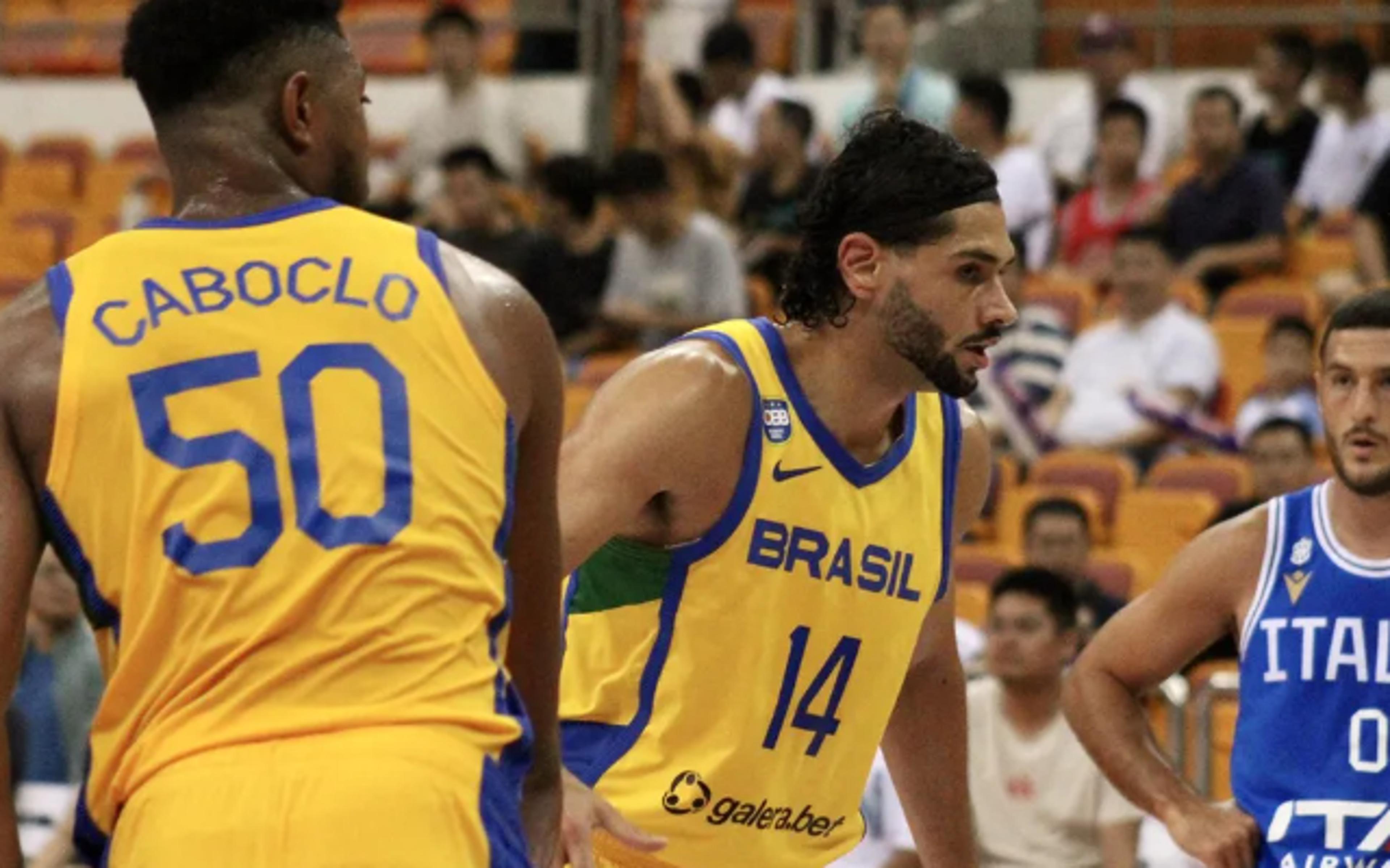 Brasil cai para Itália em amistoso preparatório para a Copa do Mundo de Basquete