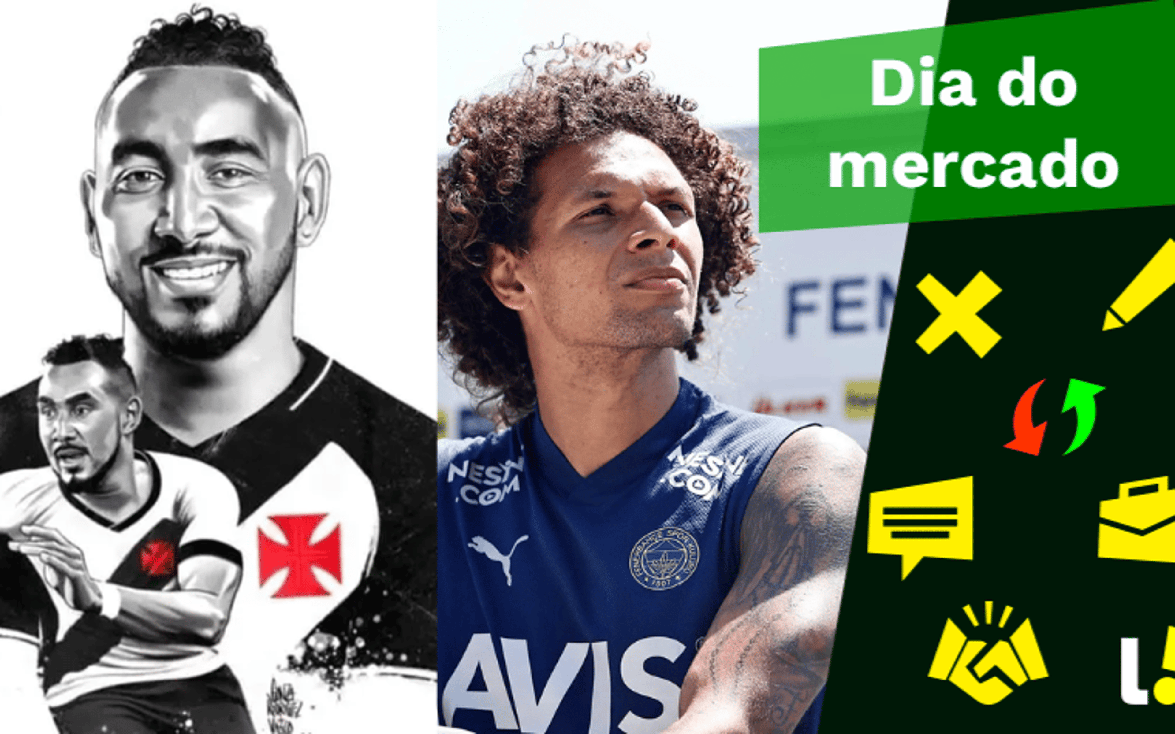 Payet é anunciado pelo Vasco, Arão de casa nova, Scarpa acerta empréstimo… O Dia do Mercado!