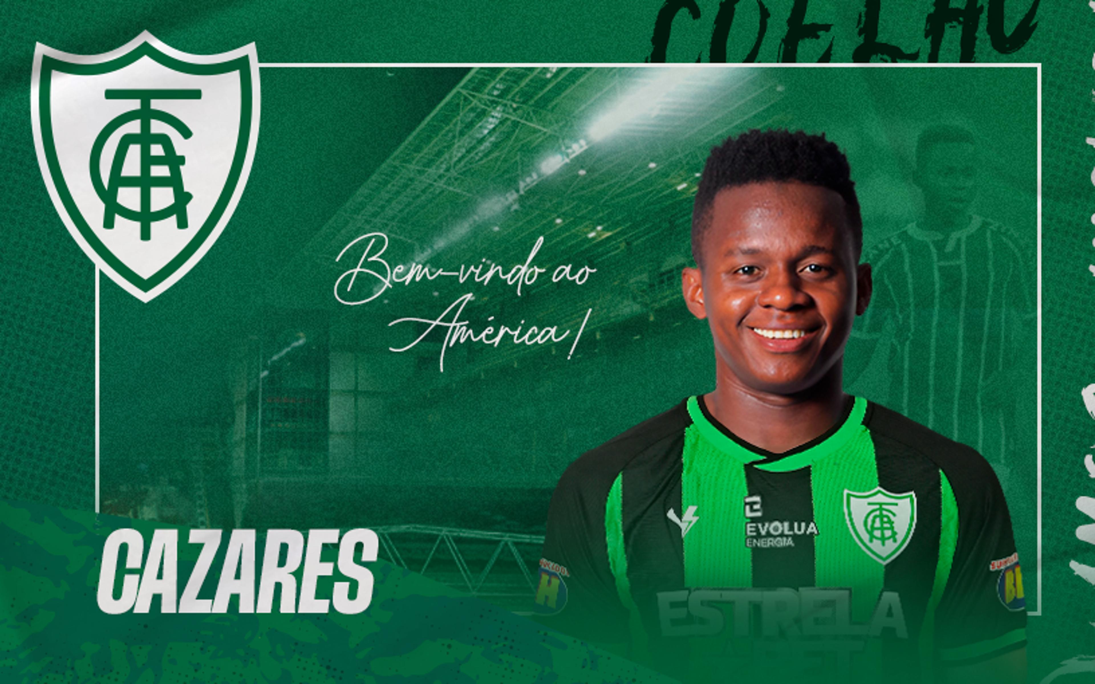 América-MG anuncia contratação de Cazares