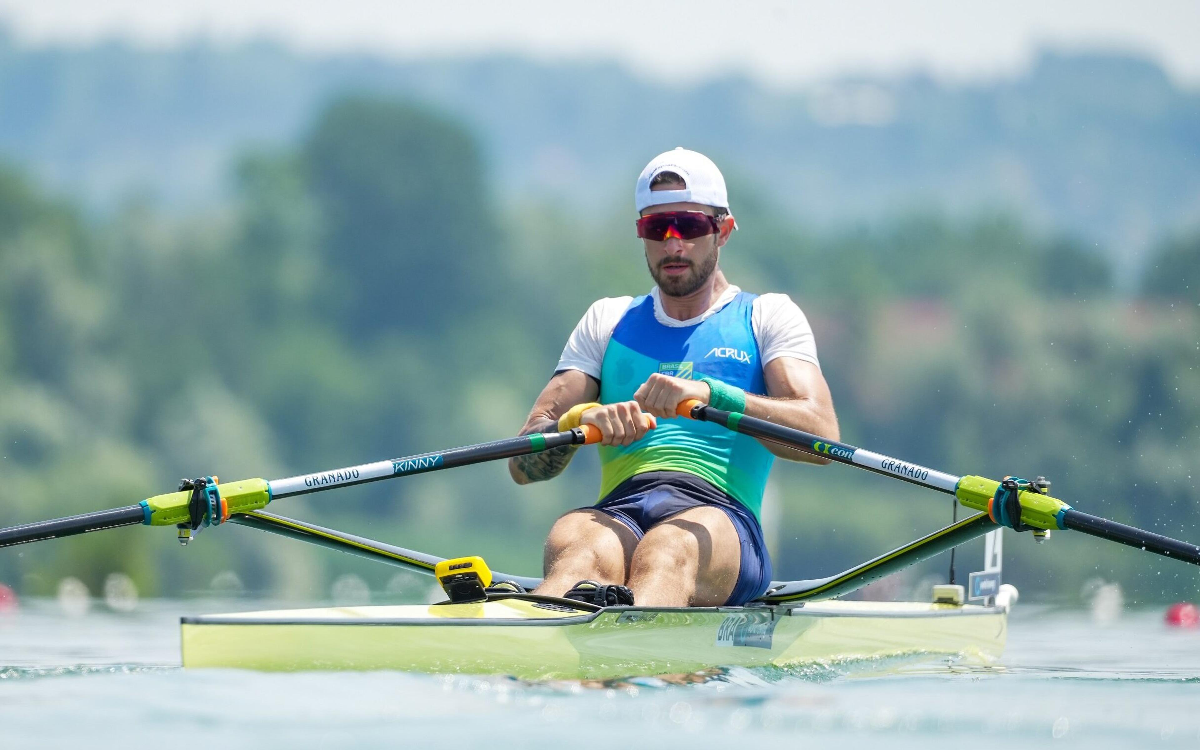 A nove dias do Mundial de Remo, Lucas Verthein valoriza preparação na Europa