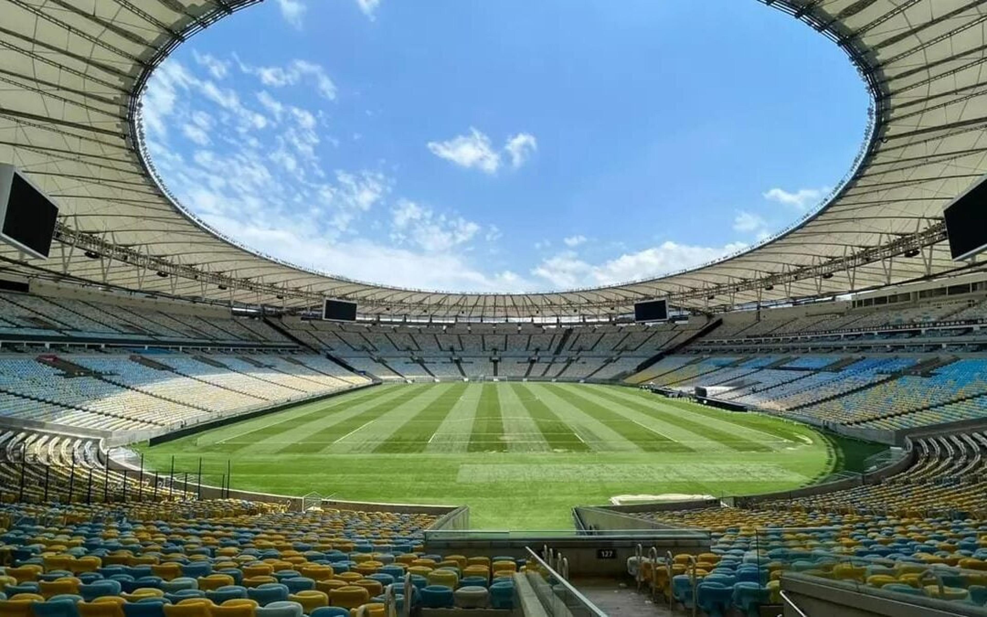 ‘Campo bombado’! Entenda o passo a passo da recuperação do gramado do Maracanã para a final da Copa do Brasil