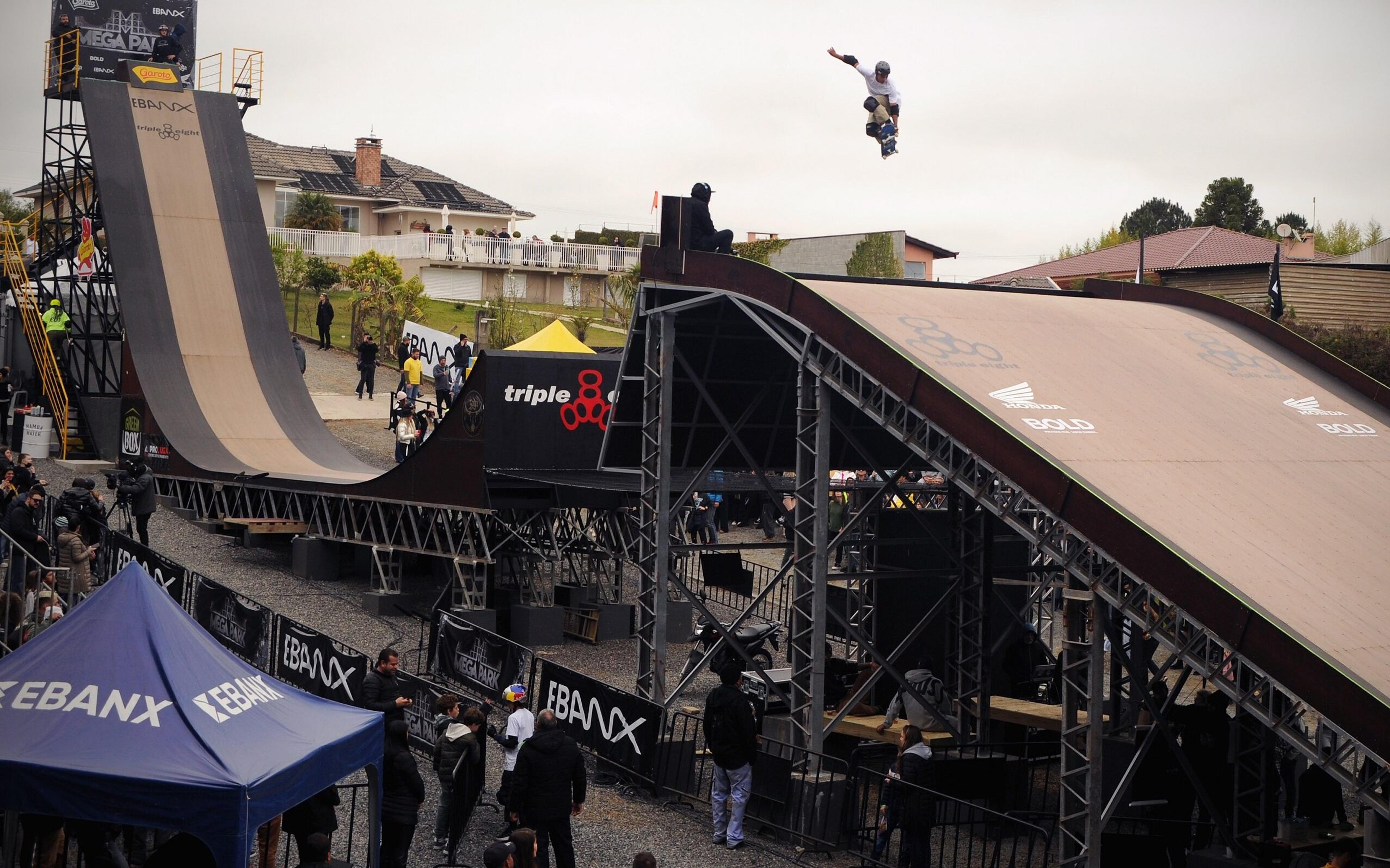 Skate volta a entrar em cena, desta vez com o Mega Park, a rampa do prodígio Gui Khury