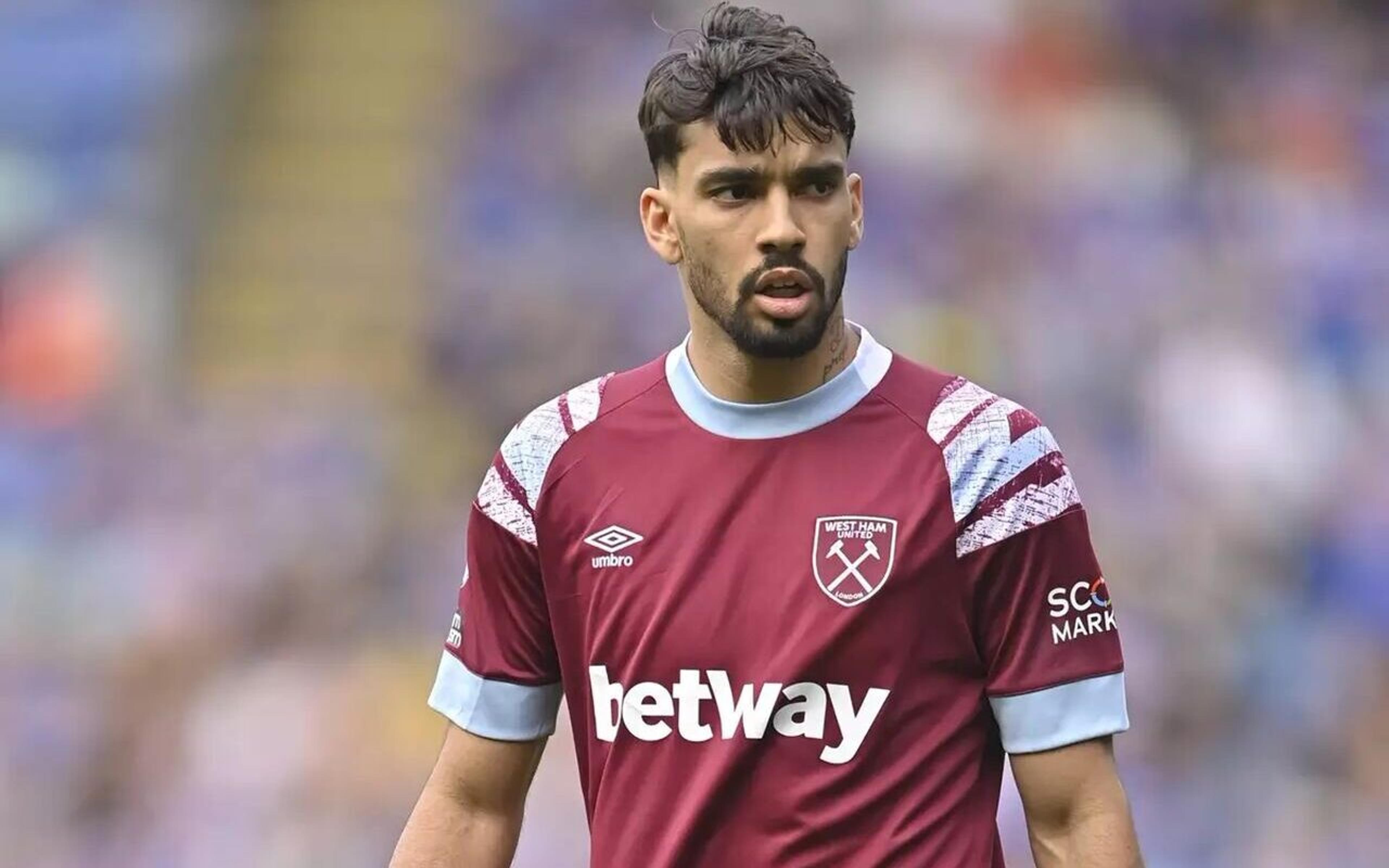 Lucas Paquetá é titular do West Ham e toma amarelo em primeiro jogo após suspeita de envolvimento em apostas ilegais