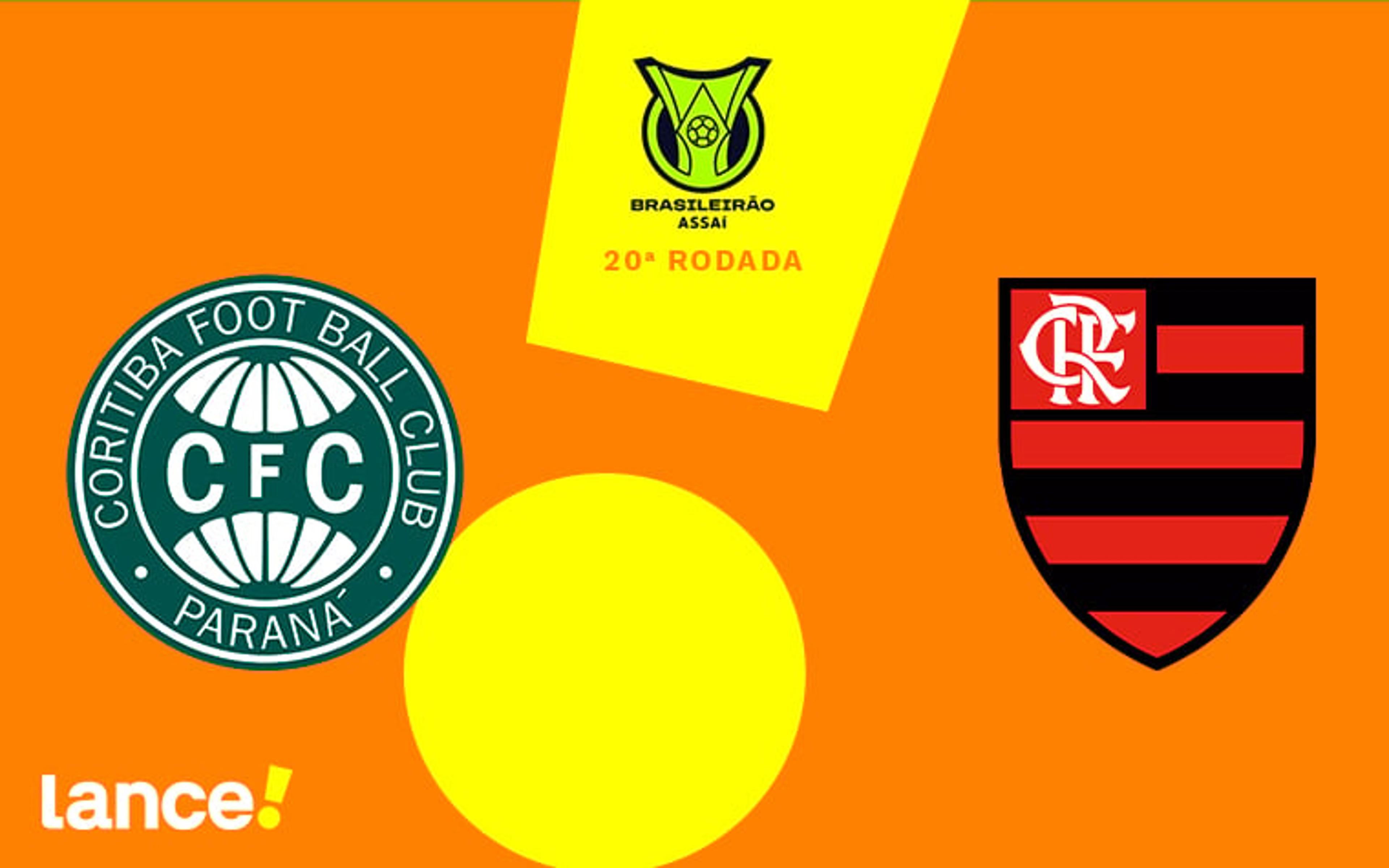 Coritiba x Flamengo: onde assistir ao vivo, horário e escalações