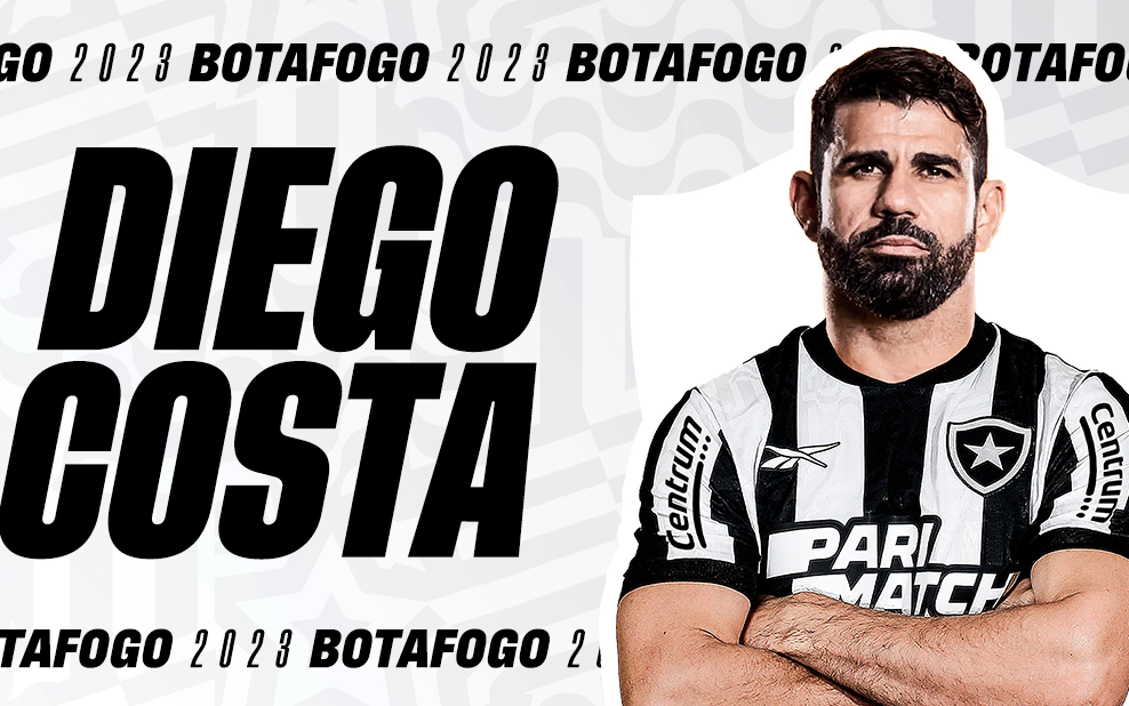 Botafogo anuncia contratação de Diego Costa até o fim de 2023