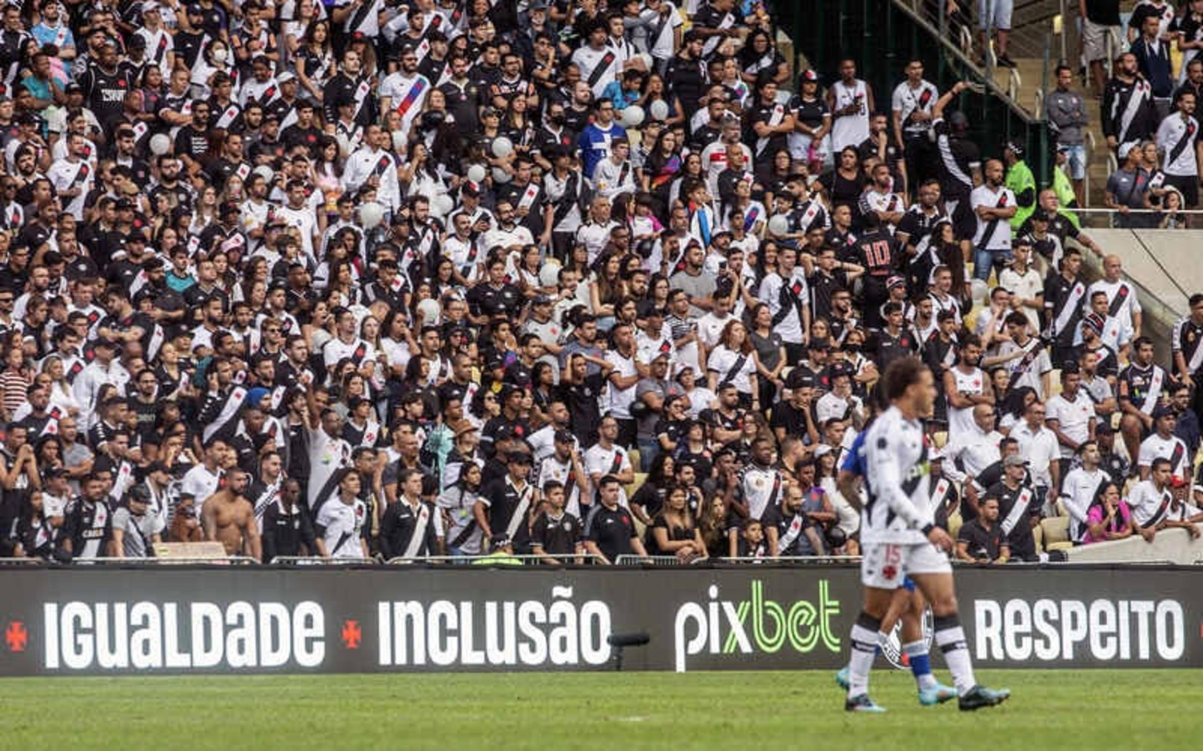 Vasco libera venda de ingressos para jogo contra o Atlético-MG no Maracanã