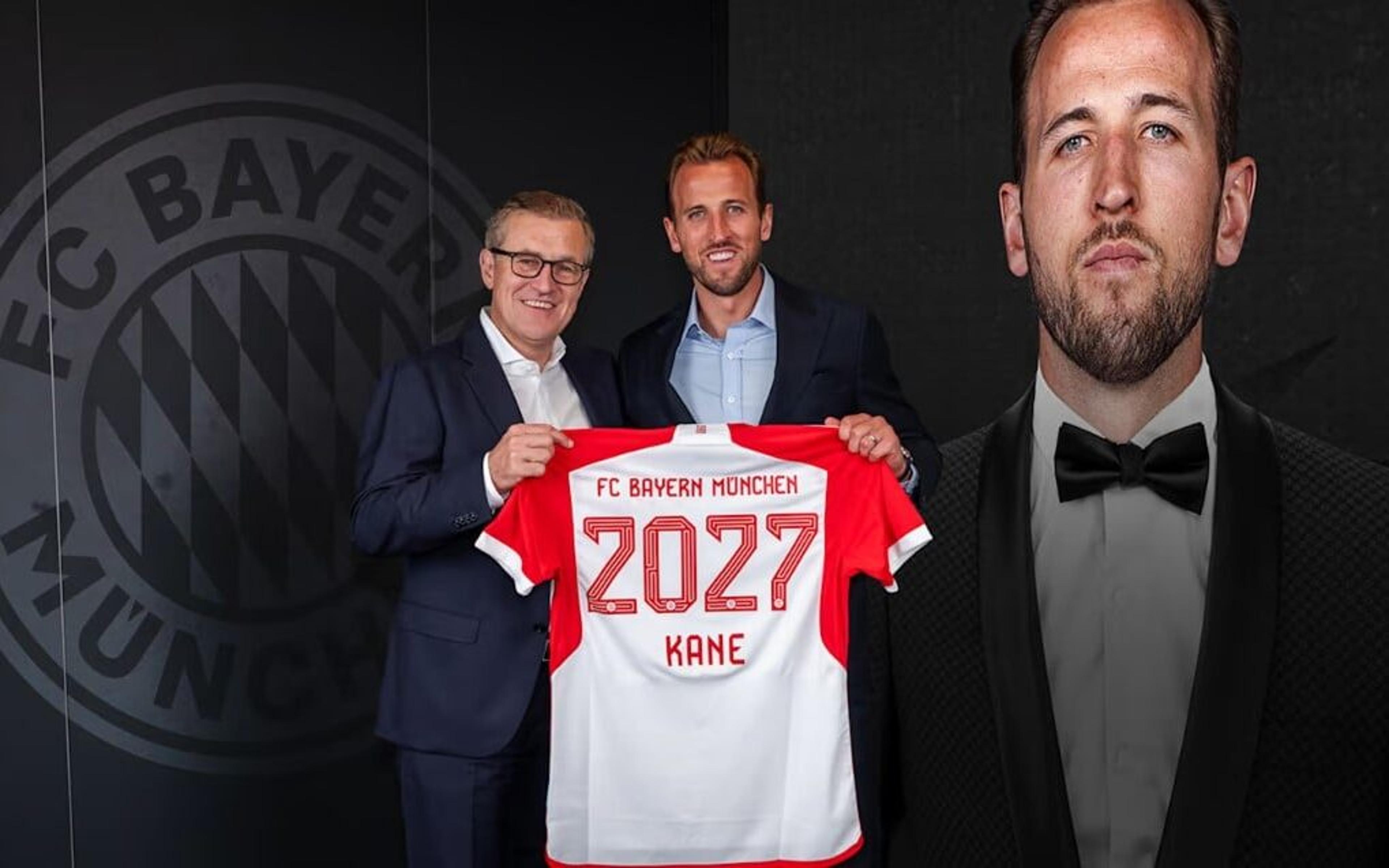 Harry Kane é anunciado pelo Bayern de Munique e se torna a contratação mais cara da Bundesliga