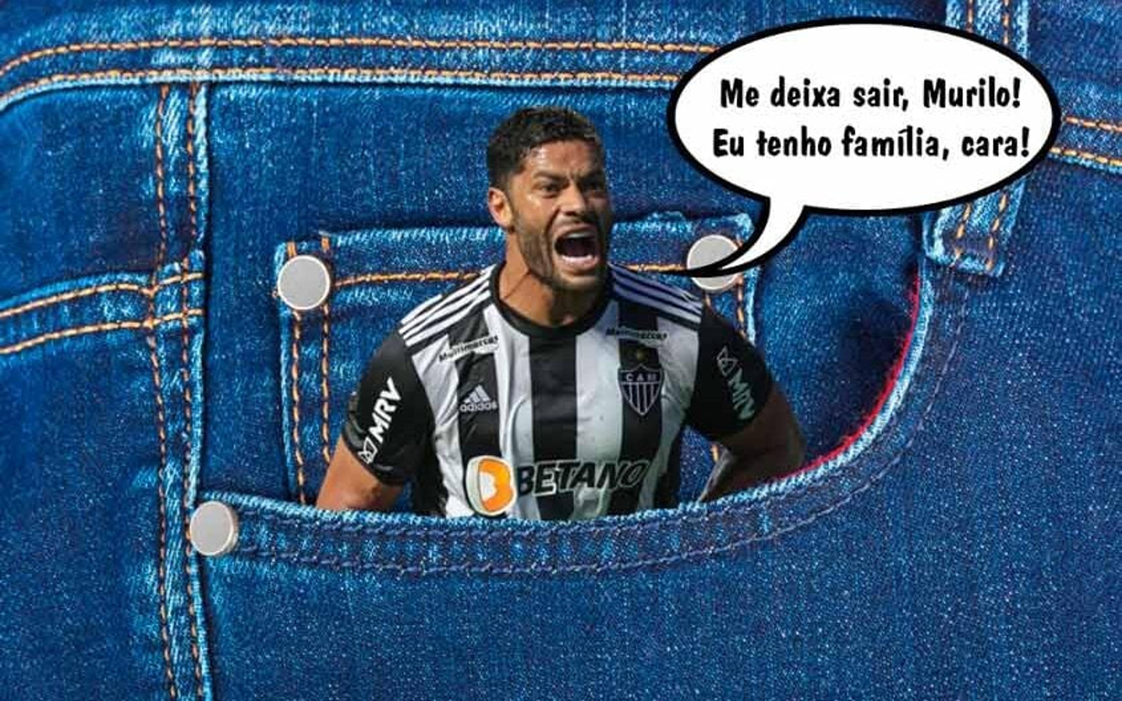 Felipão e Hulk sofrem com memes após derrota do Atlético-MG para o Palmeiras