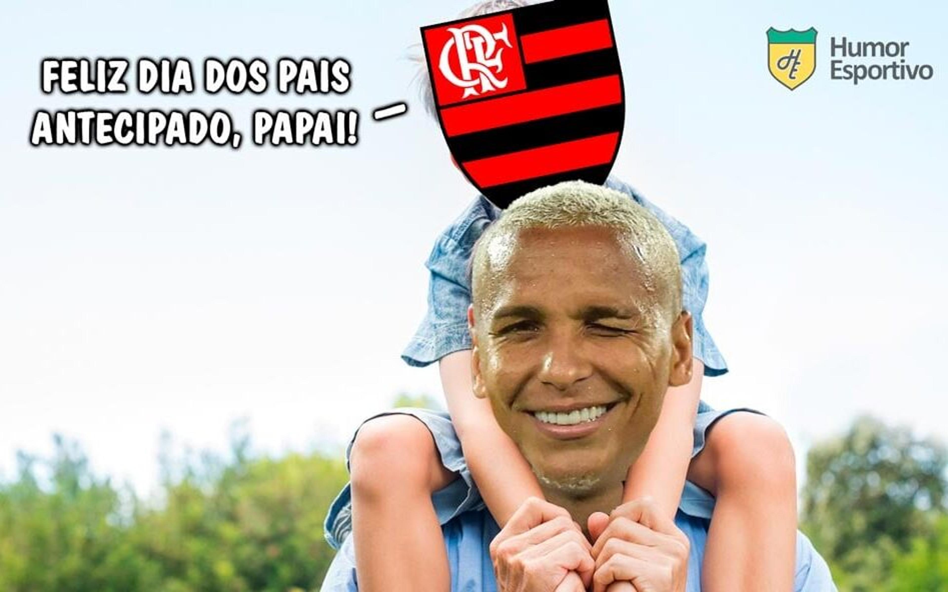 Paternidade confirmada? Web bomba com memes após gol de Deyverson sobre o Flamengo