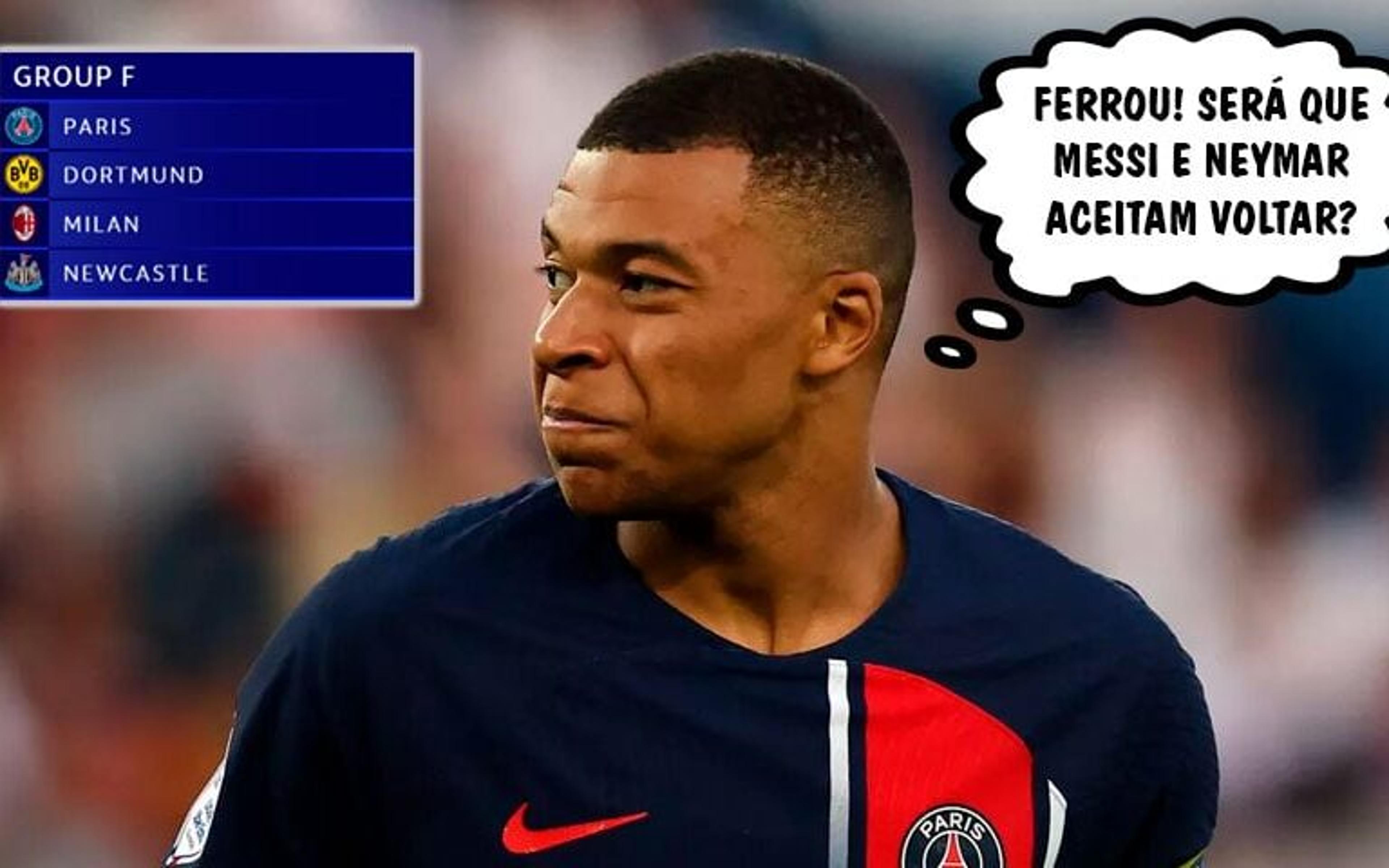 Memes do sorteio dos grupos da Champions League têm zoeiras com Haaland e Mbappé