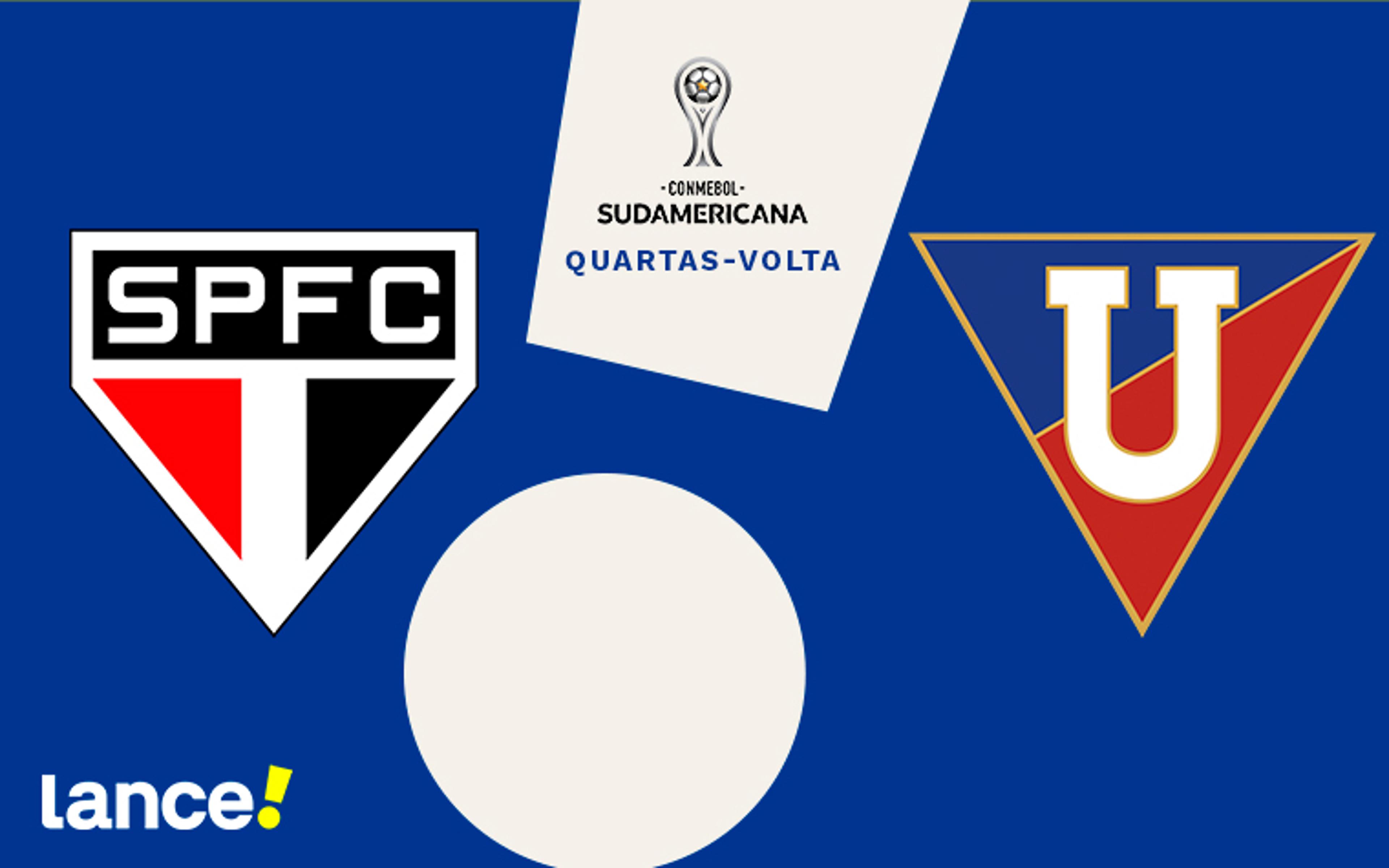 São Paulo x LDU: saiba onde assistir ao vivo, horário e escalações do jogo pela Sul-Americana