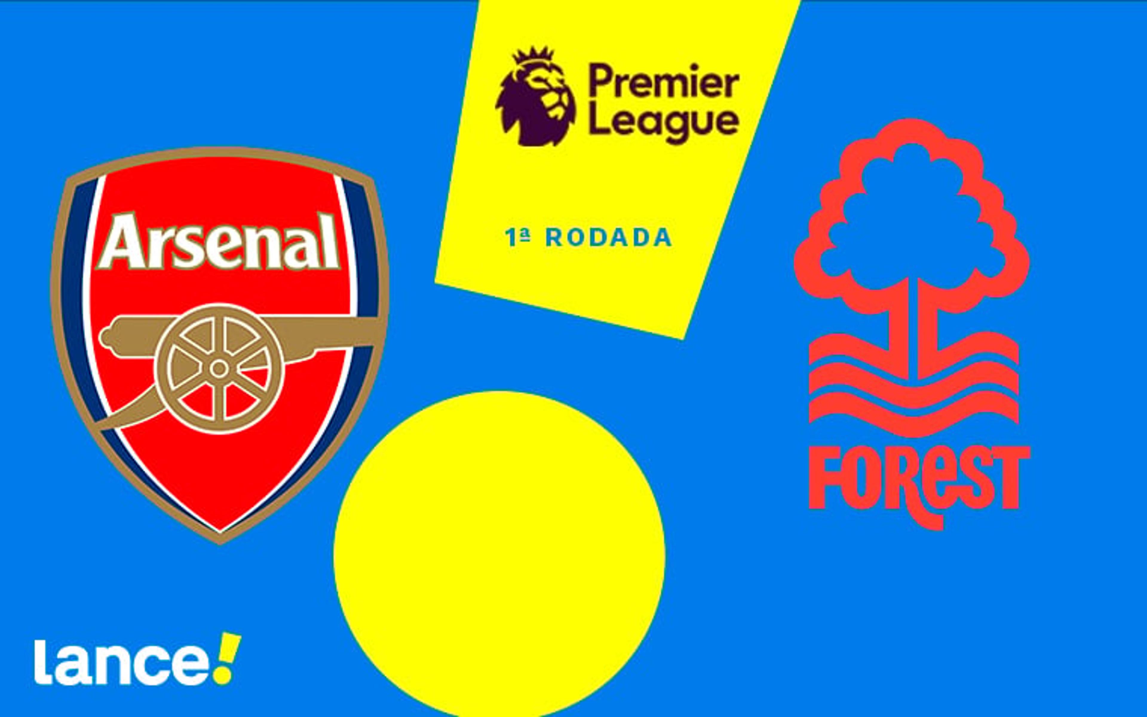 Arsenal x Nottingham Forest: onde assistir, horário e prováveis escalações do jogo pela Premier League