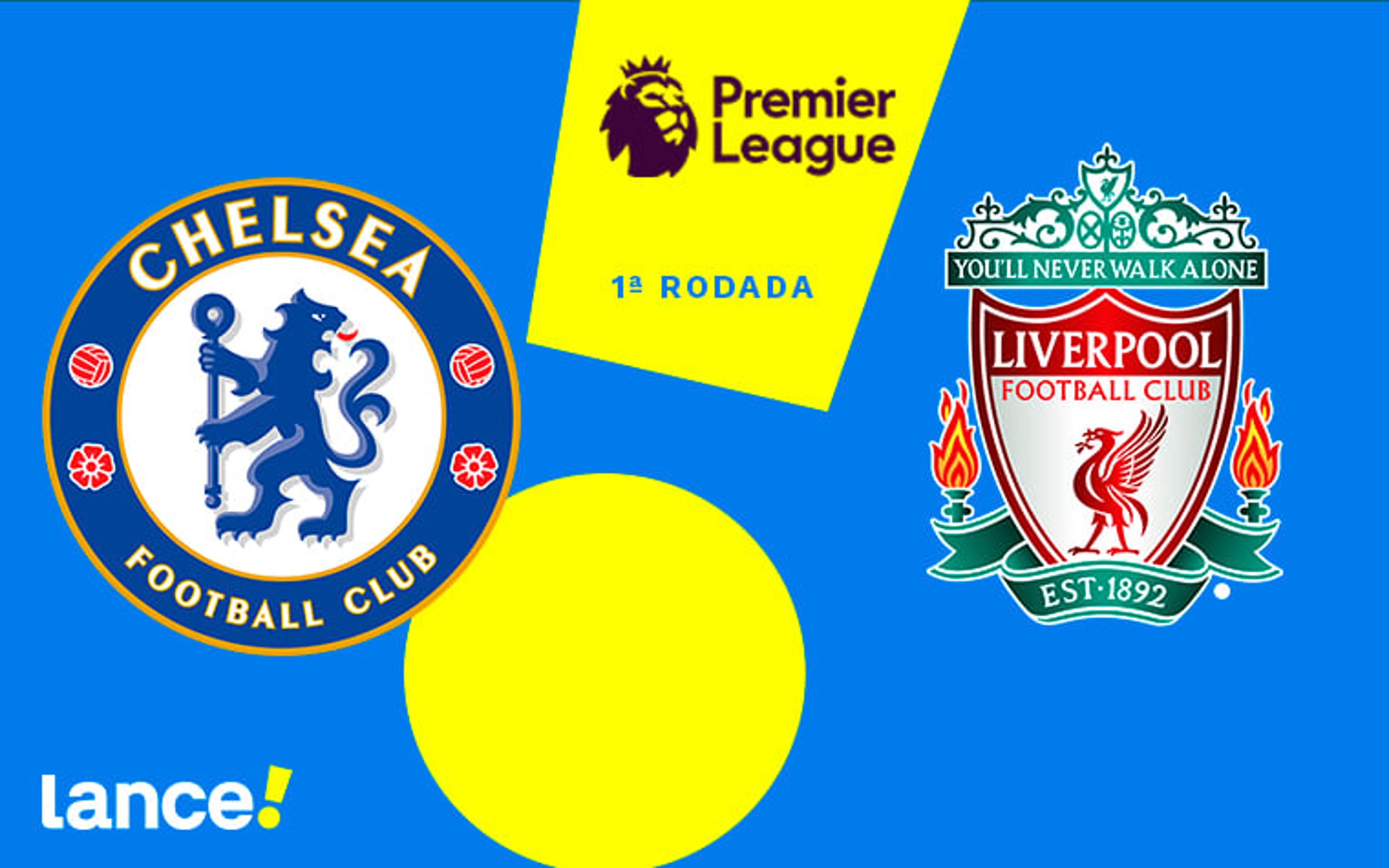 Chelsea x Liverpool: onde assistir, horário e prováveis escalações do clássico pela Premier League