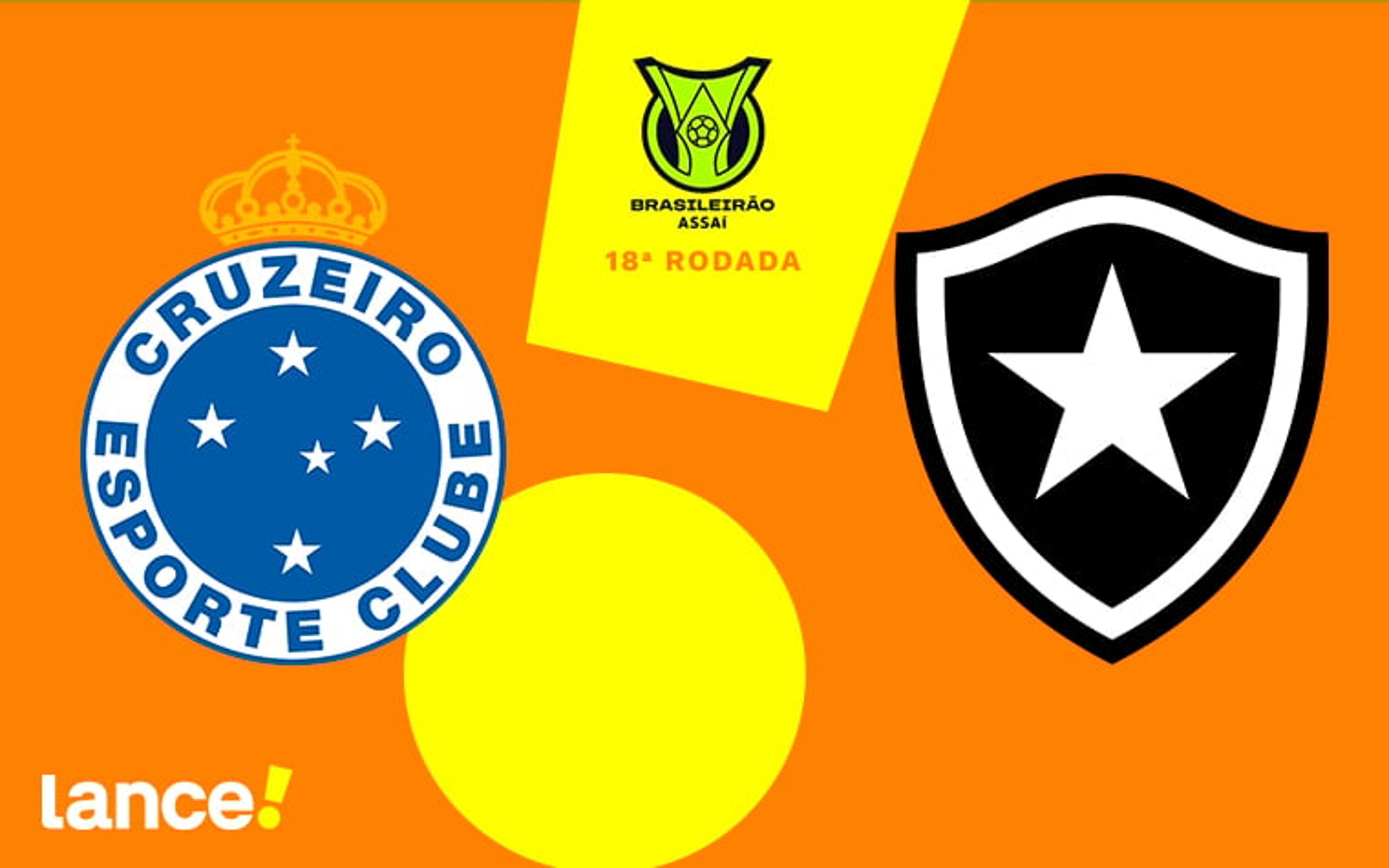 Cruzeiro x Botafogo: onde assistir, prováveis escalações, desfalques e tudo sobre o jogo pelo Campeonato Brasileiro