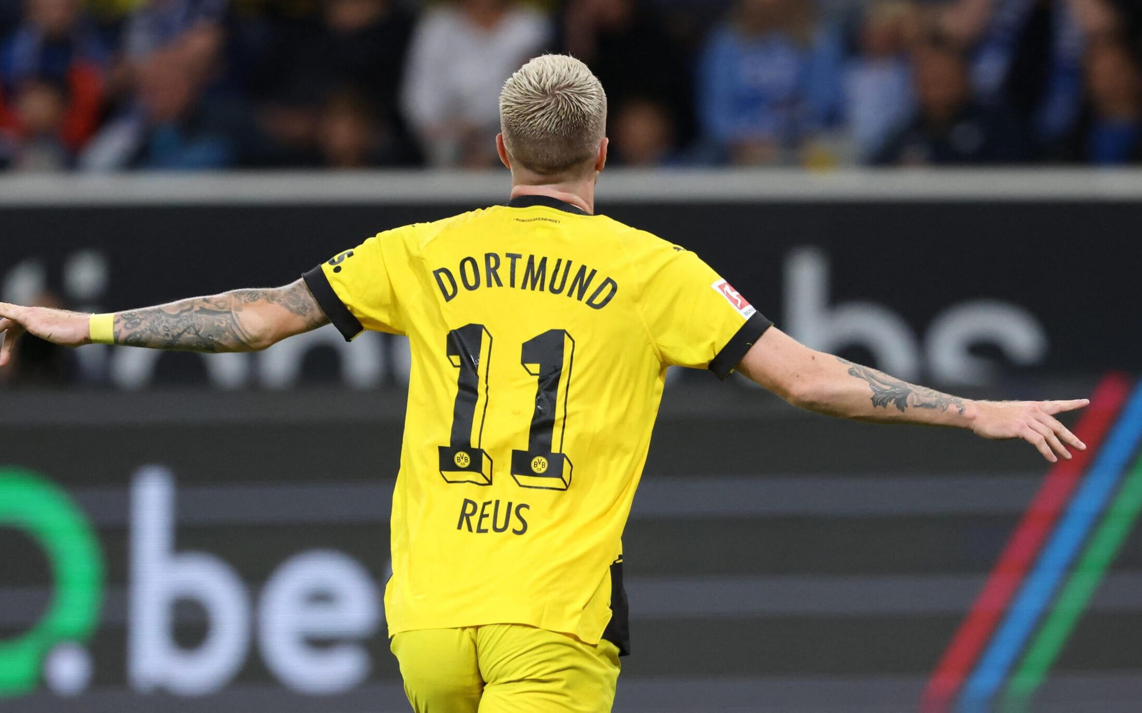 Com expulsão inusitada, Dortmund vence Hoffenheim fora de casa e ‘dorme’ na liderança da Bundesliga