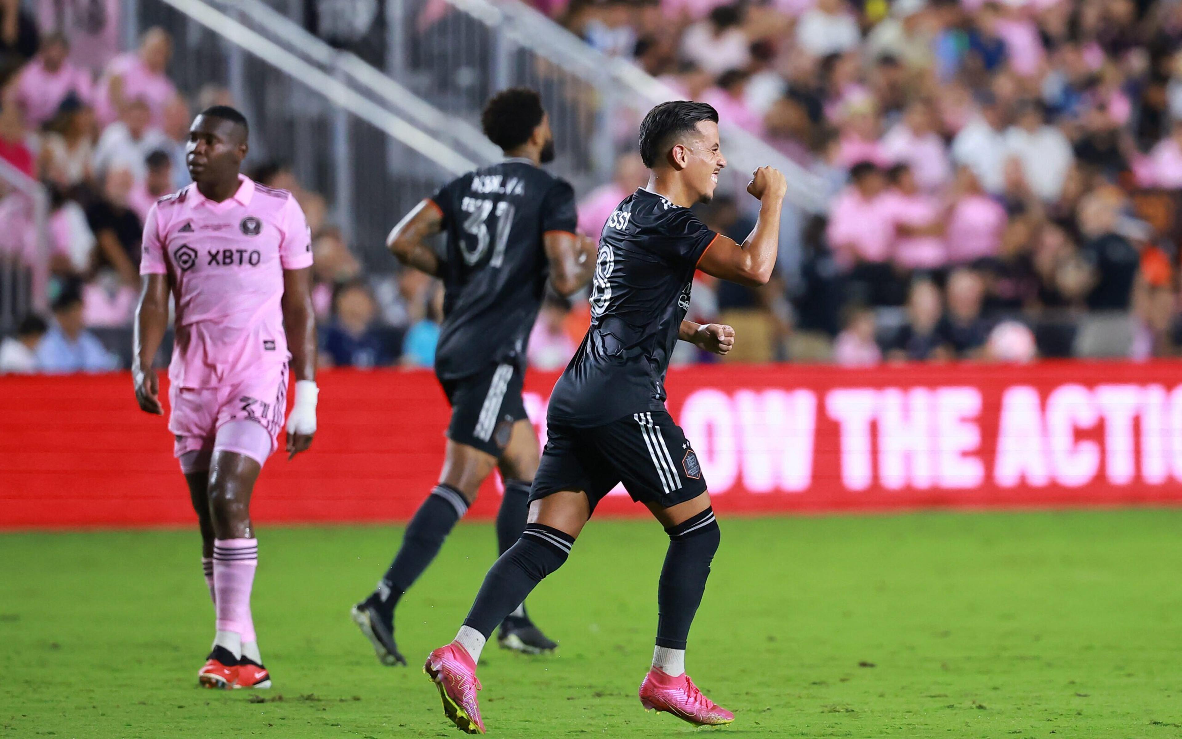 Sem Messi, Inter Miami perde a final da copa dos EUA para o Houston Dynamo